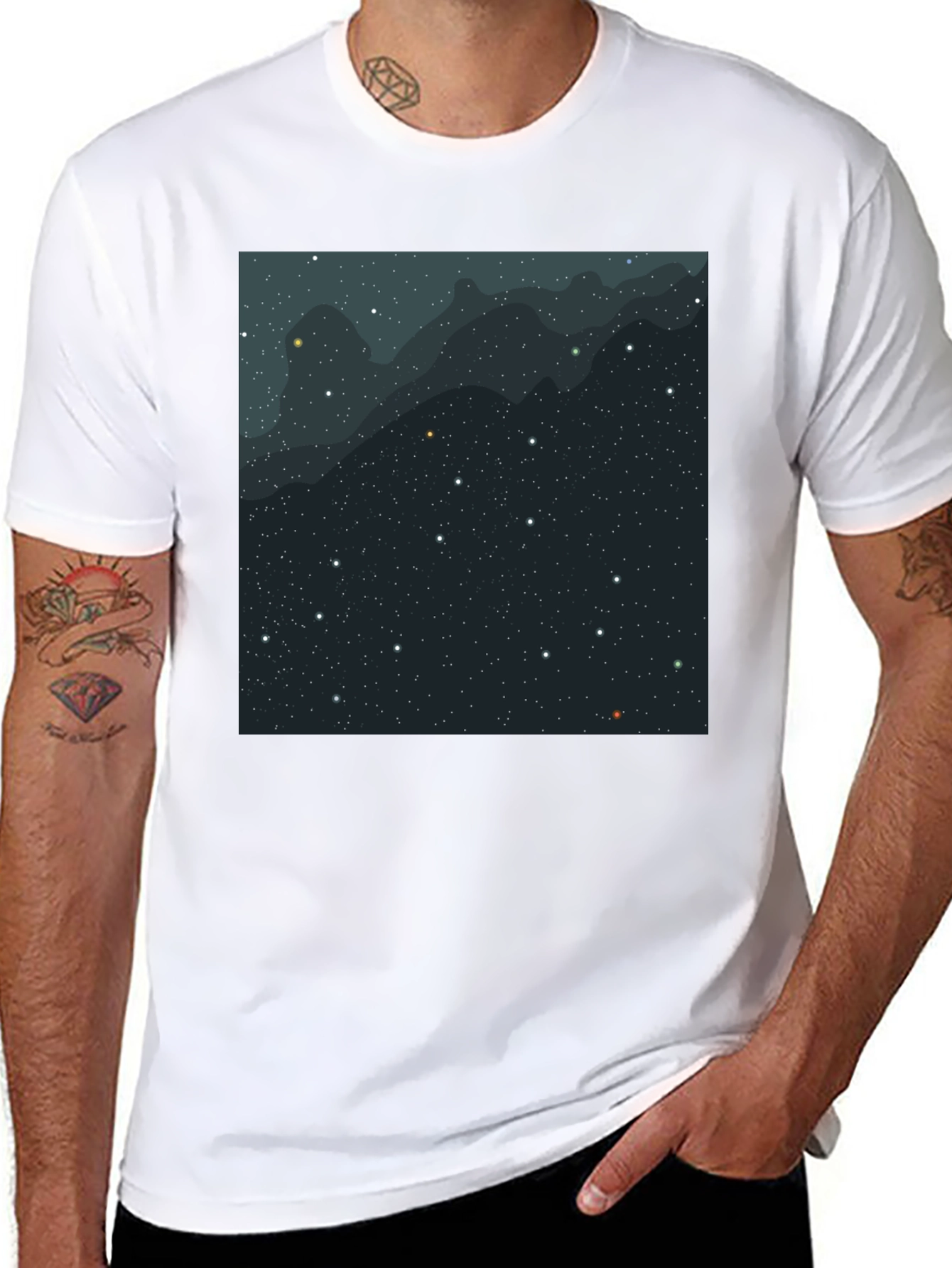 Cosmic Starscape Tee - Dark Sky Design