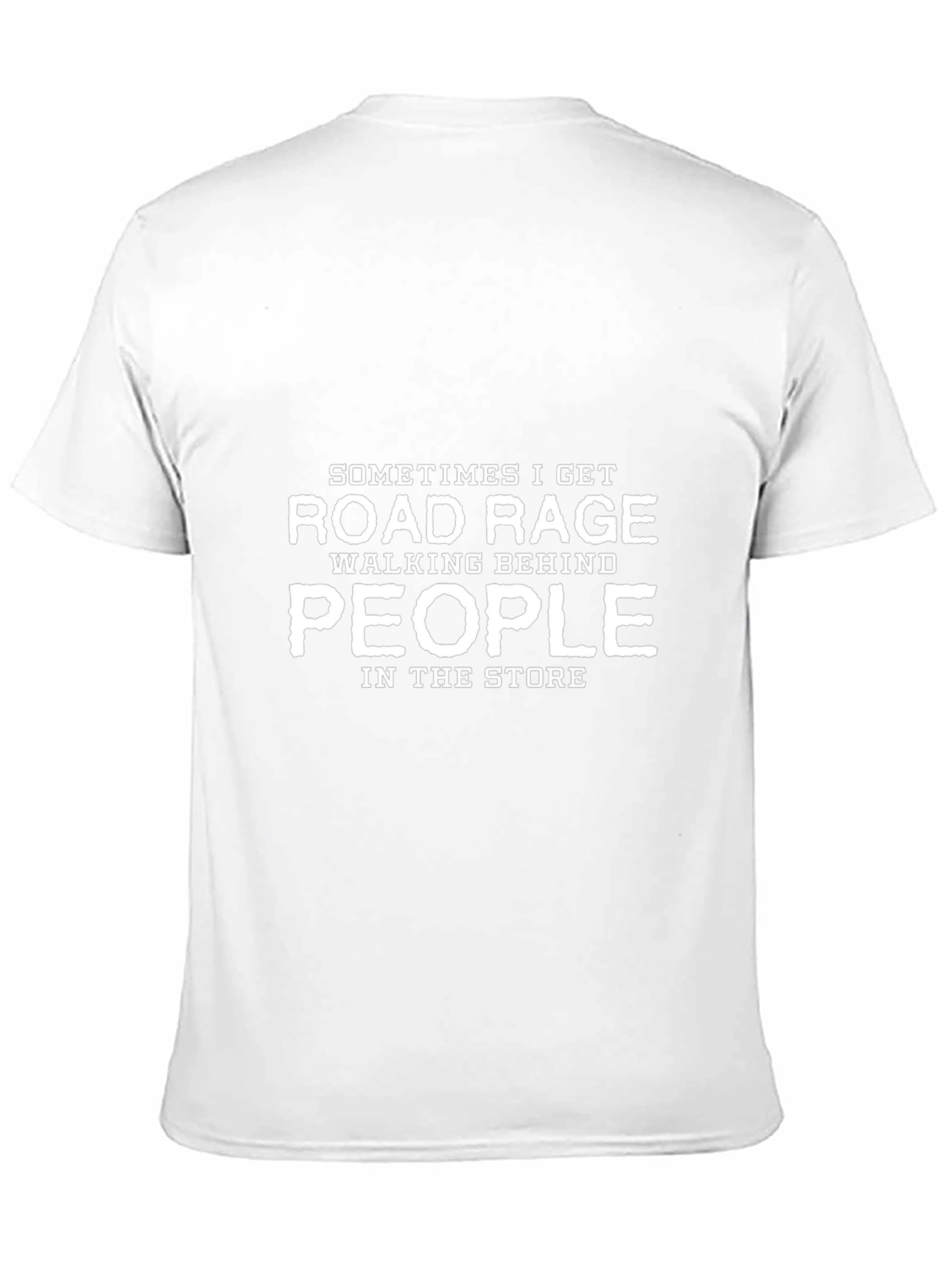 Road Rage Humor T-Shirt - Black Cotton Tee