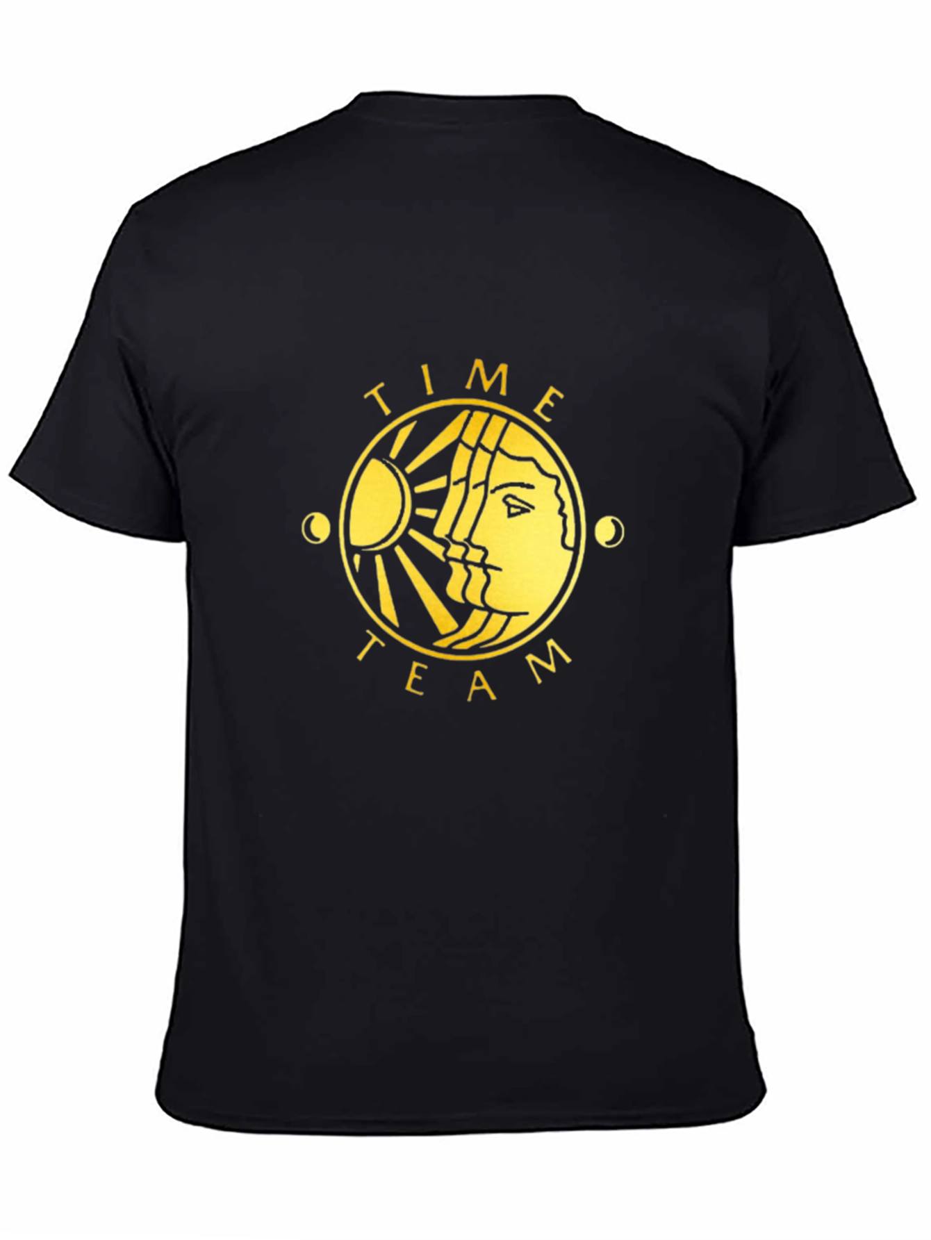 Time Team Graphic T-Shirt - Black Cotton Tee