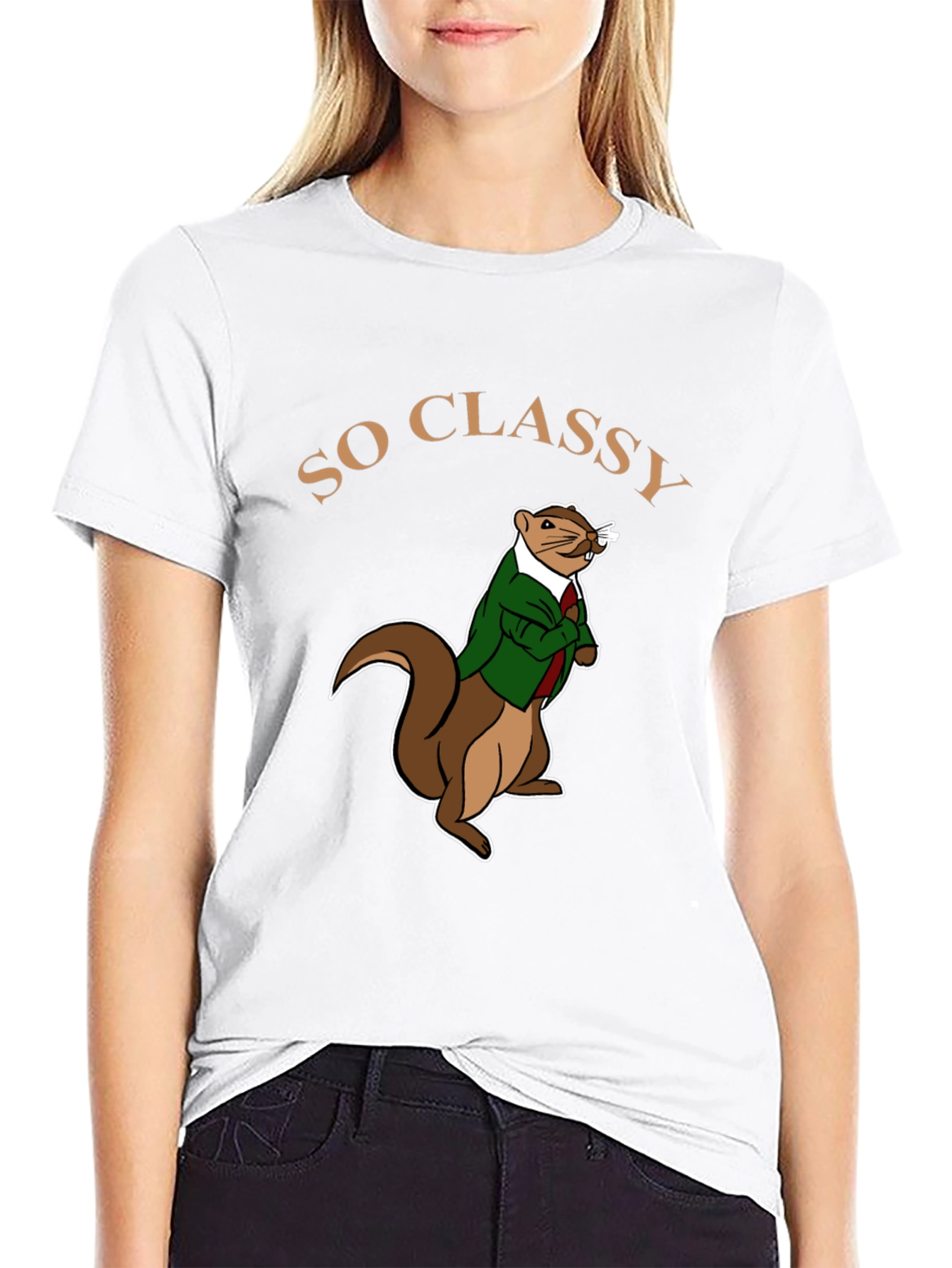 So Classy Otter T-Shirt - Funny Animal Graphic Tee