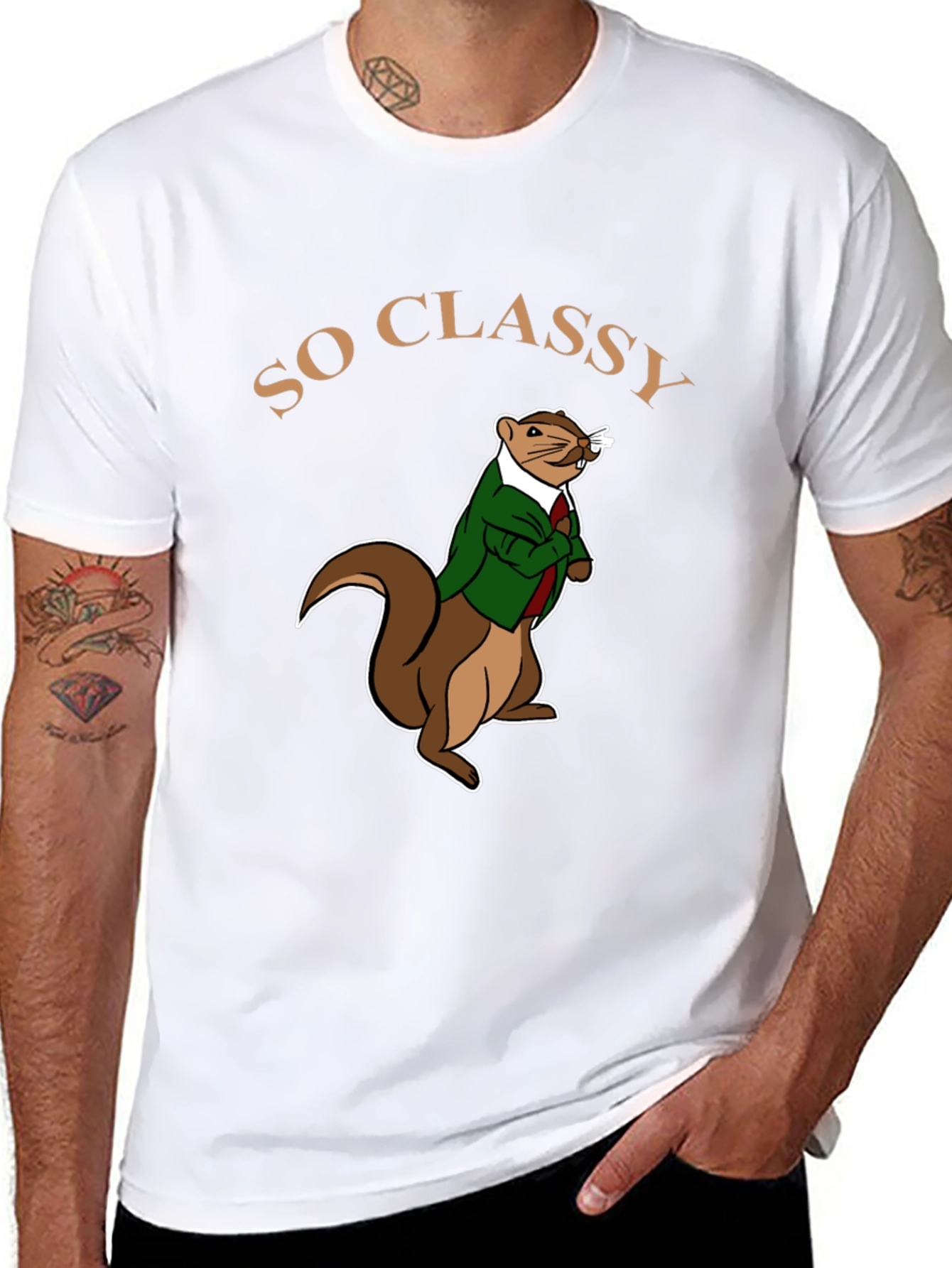 So Classy Otter T-Shirt - Funny Animal Graphic Tee