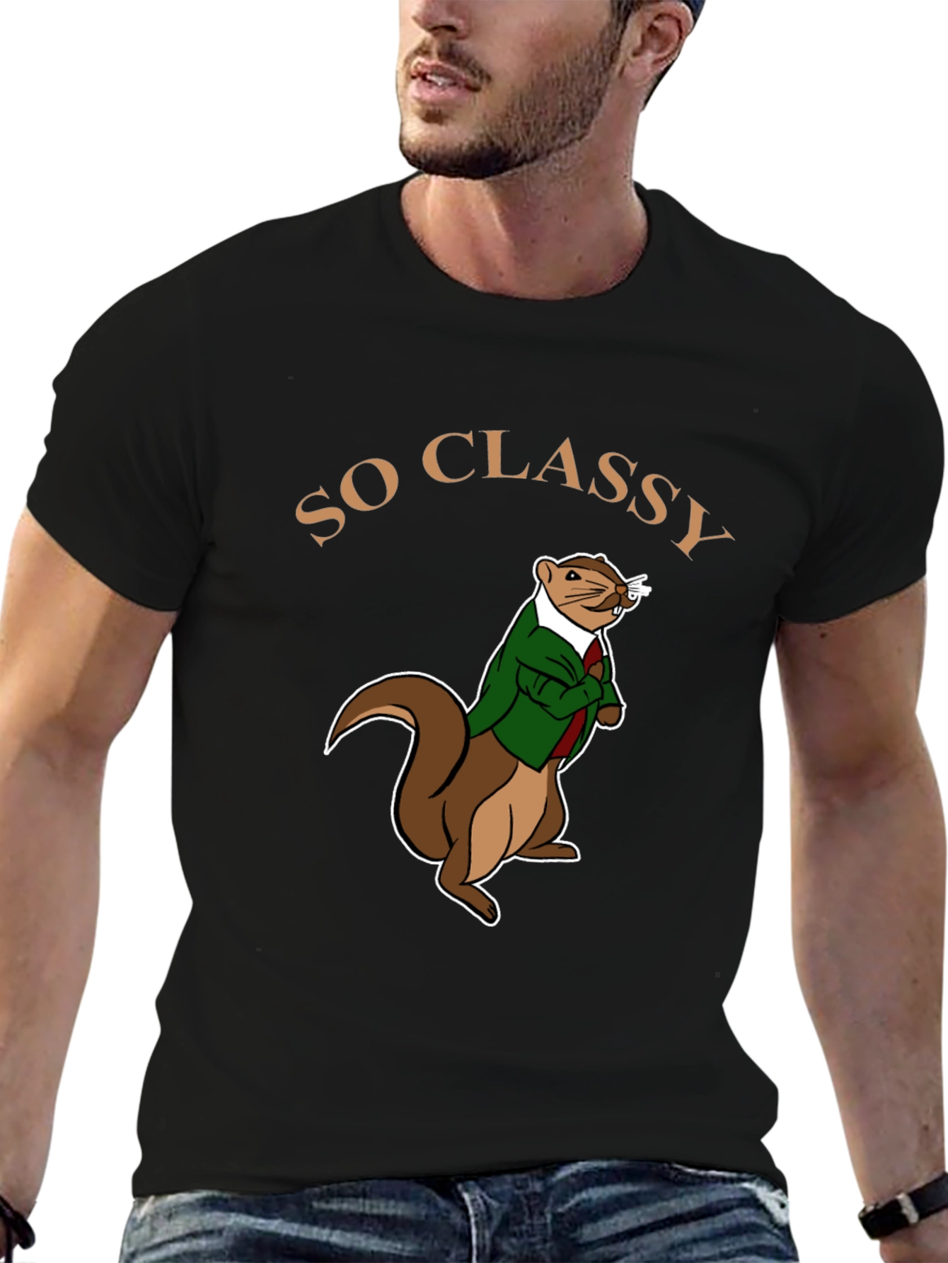 So Classy Otter T-Shirt - Funny Animal Graphic Tee