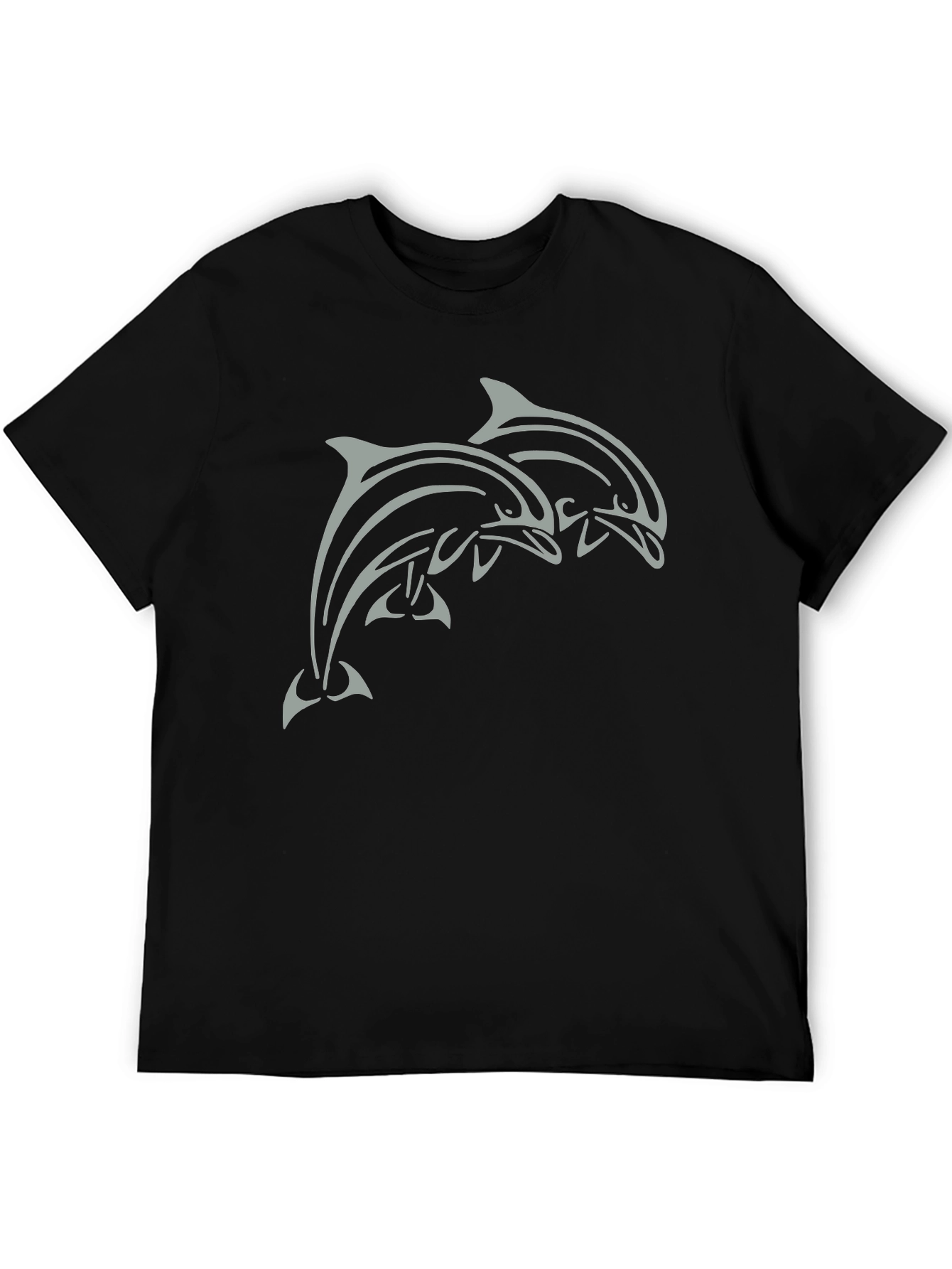 Dolphin Duo Black T-Shirt