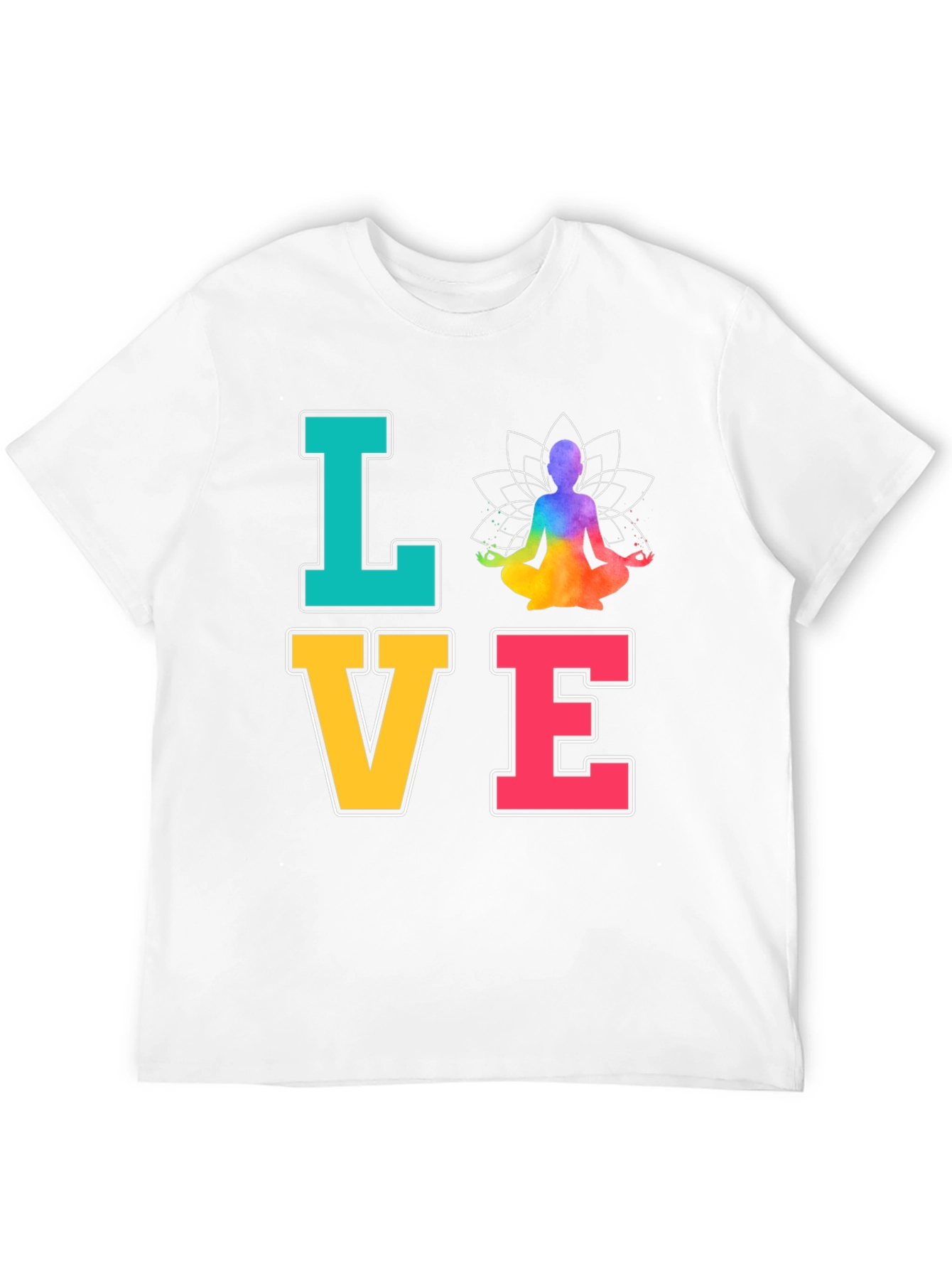 Yoga Love T-Shirt Meditate Zen Chakra Peace