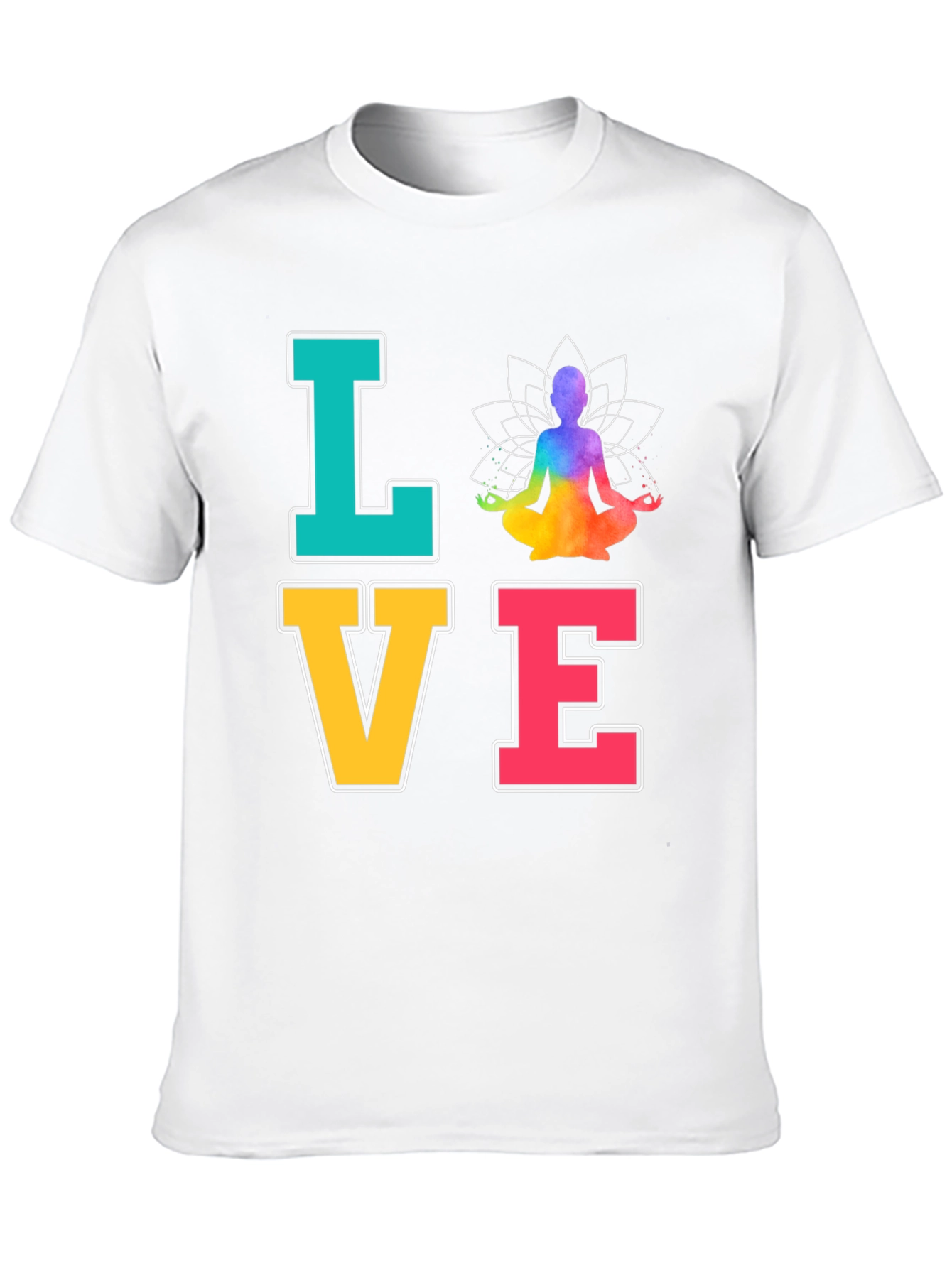 Yoga Love T-Shirt Meditate Zen Chakra Peace