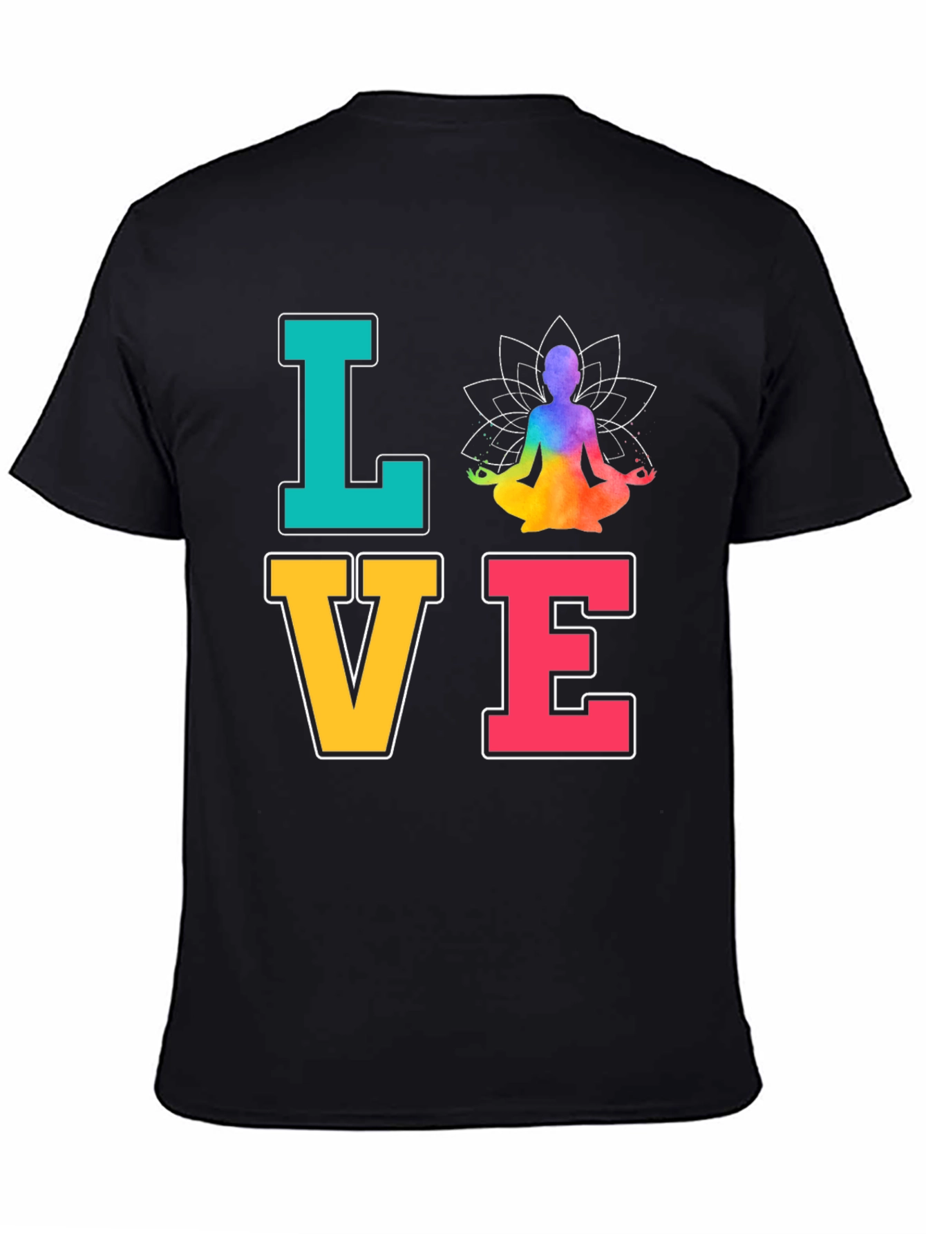 Yoga Love T-Shirt Meditate Zen Chakra Peace