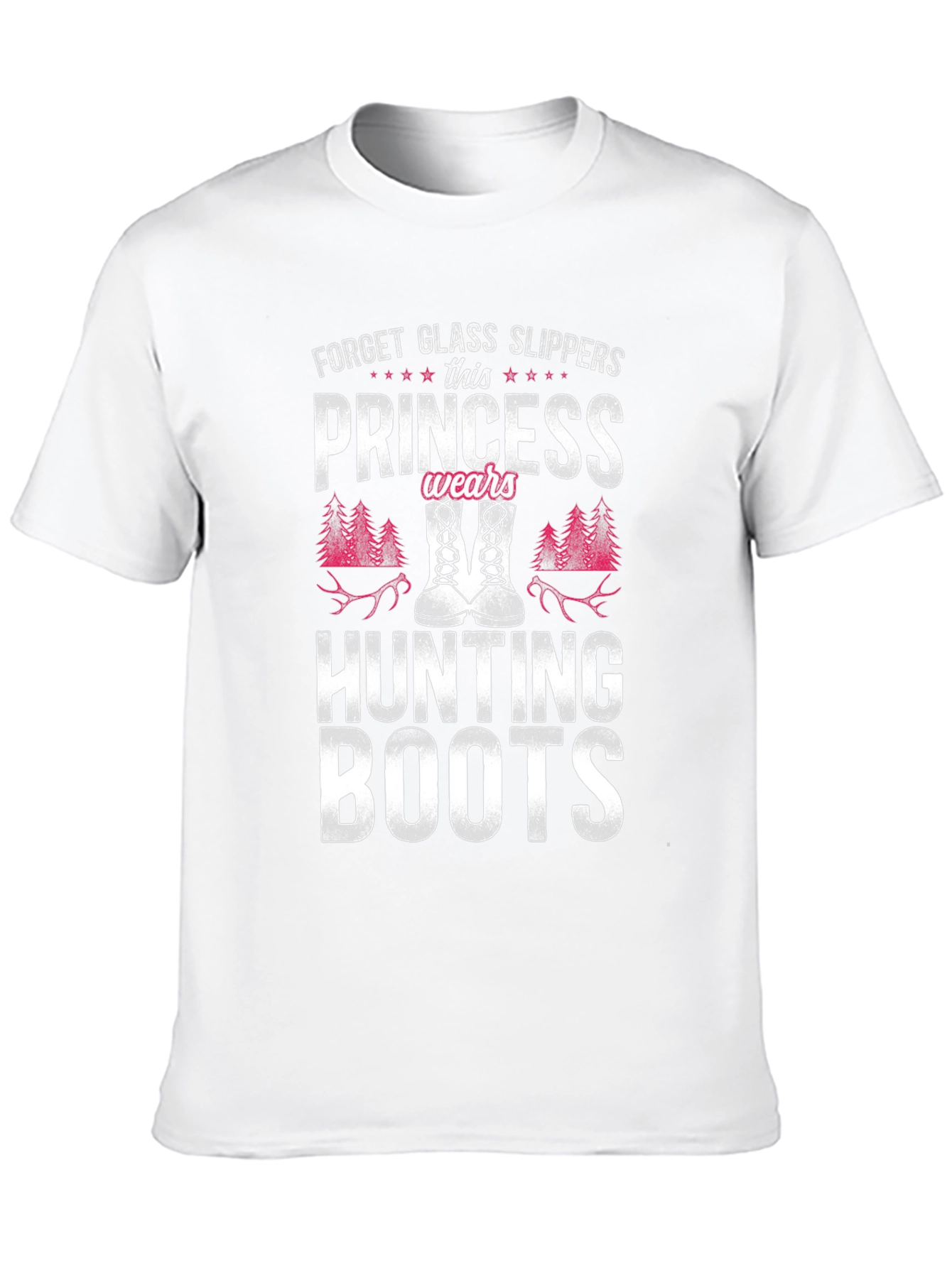 Princess Wears Hunting Boots Graphic T-Shirt