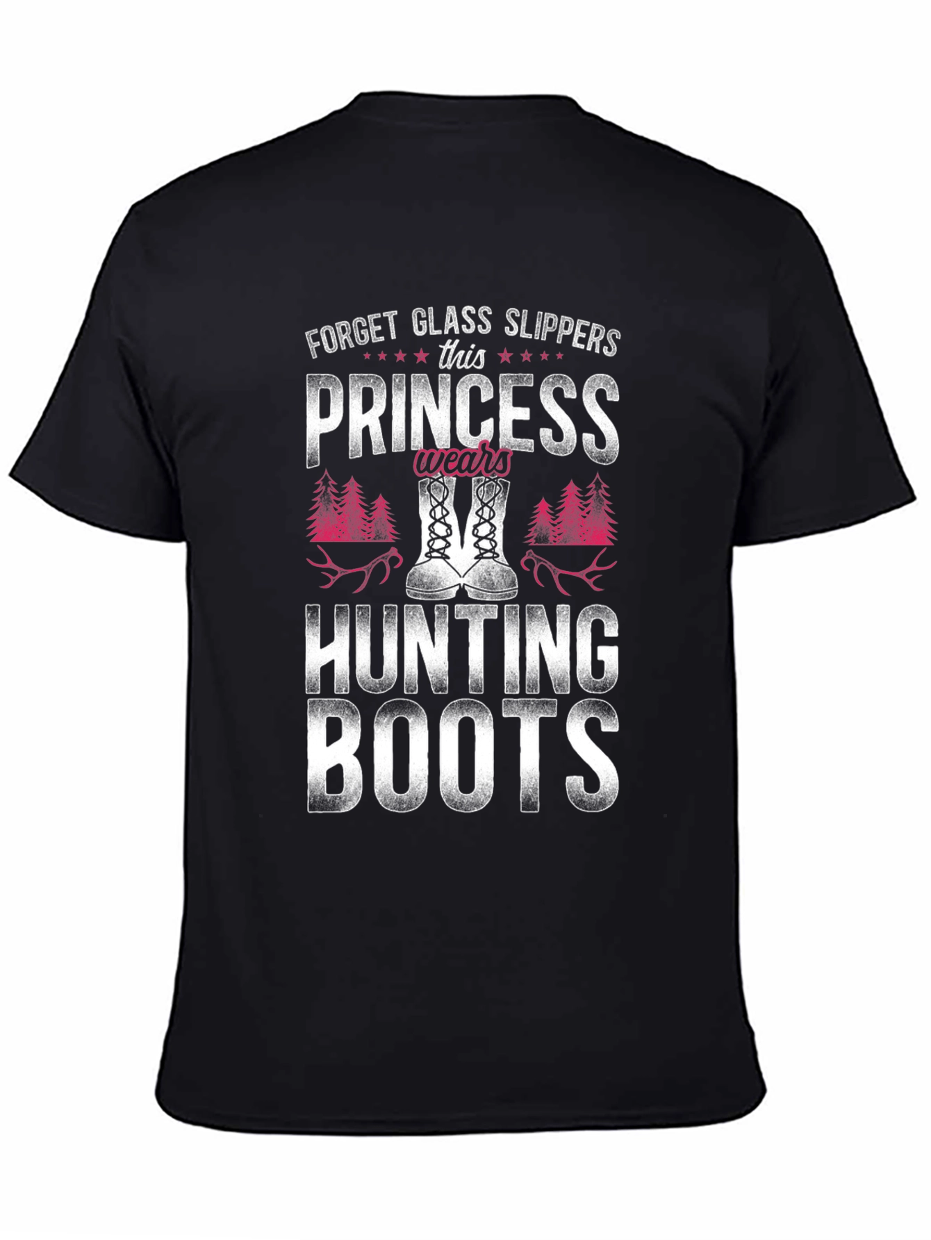 Princess Wears Hunting Boots Graphic T-Shirt