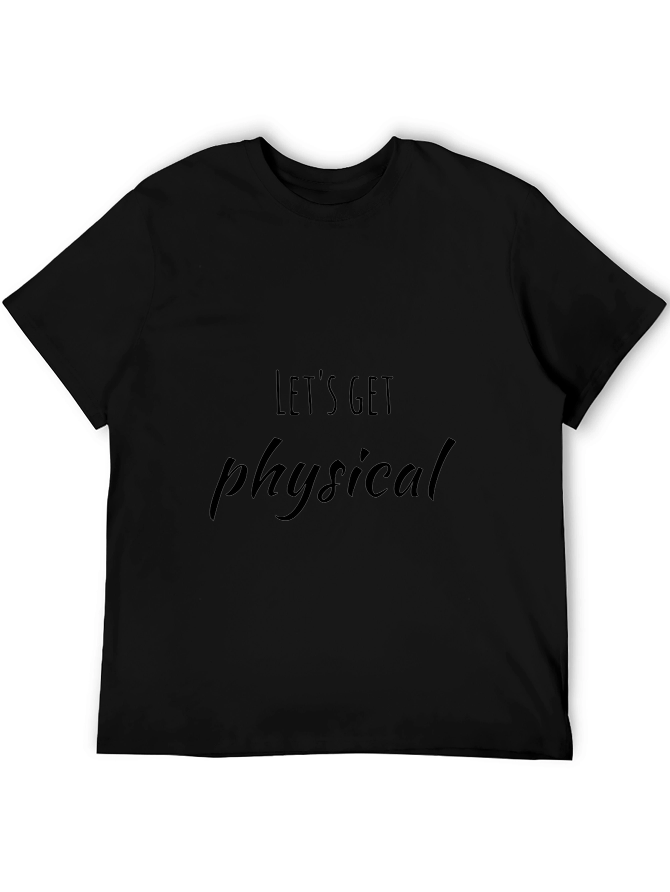 Lets Get Physical Graphic Tee - Black
