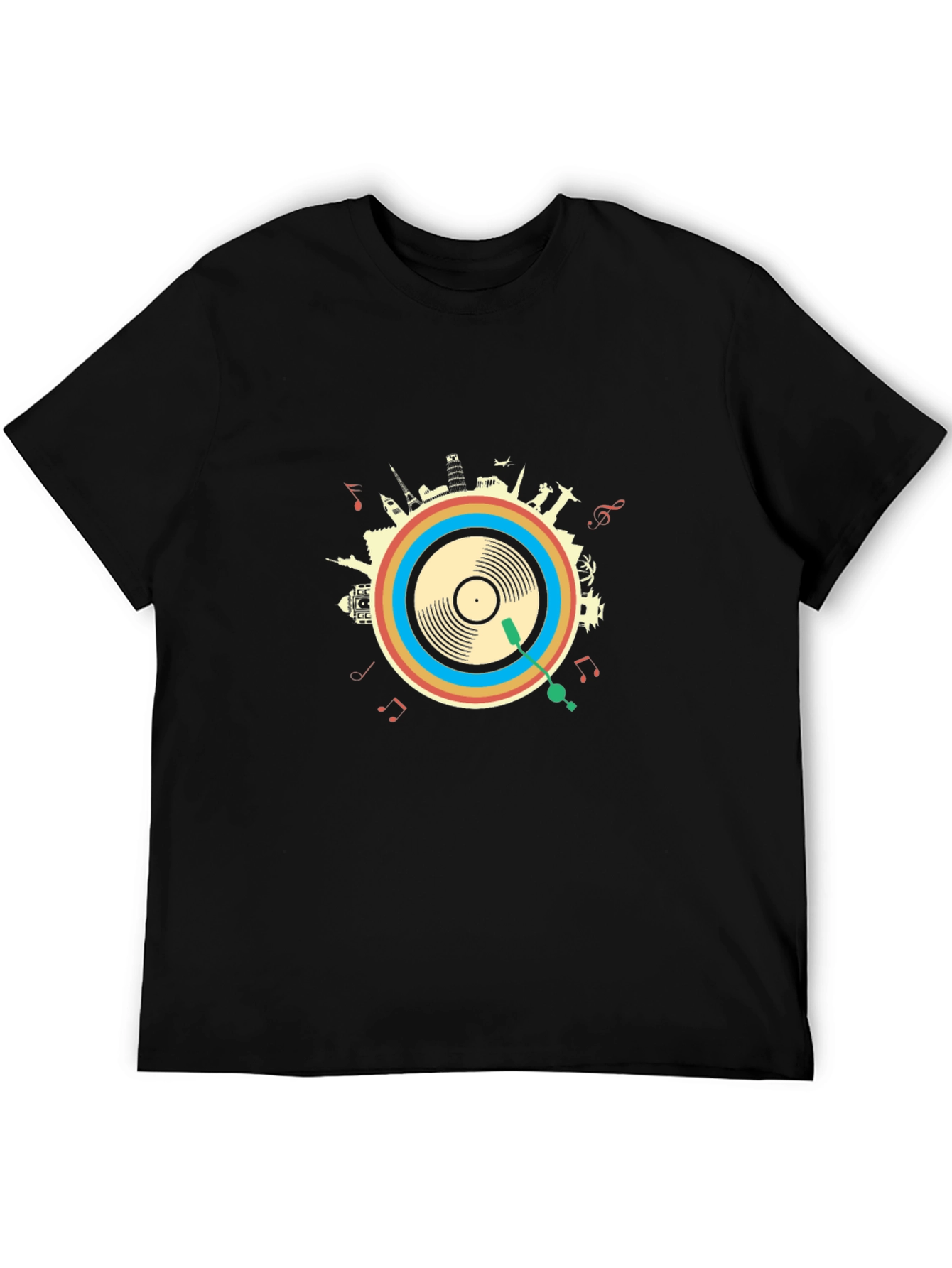 World Tour Vinyl Record T-Shirt