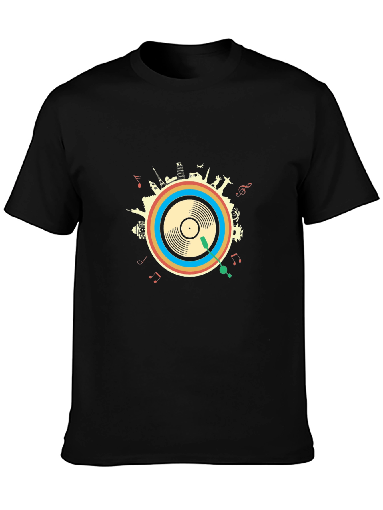 World Tour Vinyl Record T-Shirt