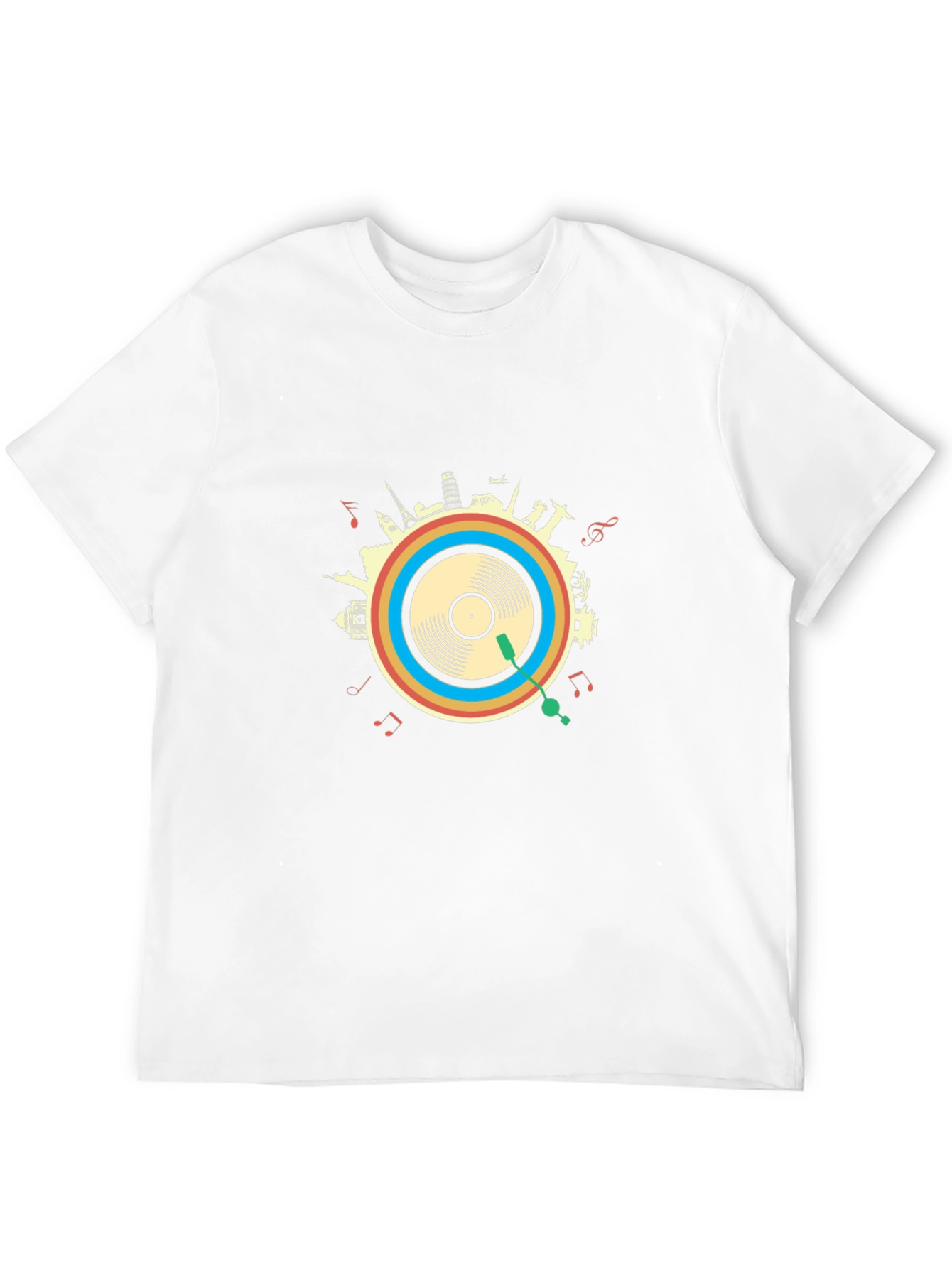 World Tour Vinyl Record T-Shirt