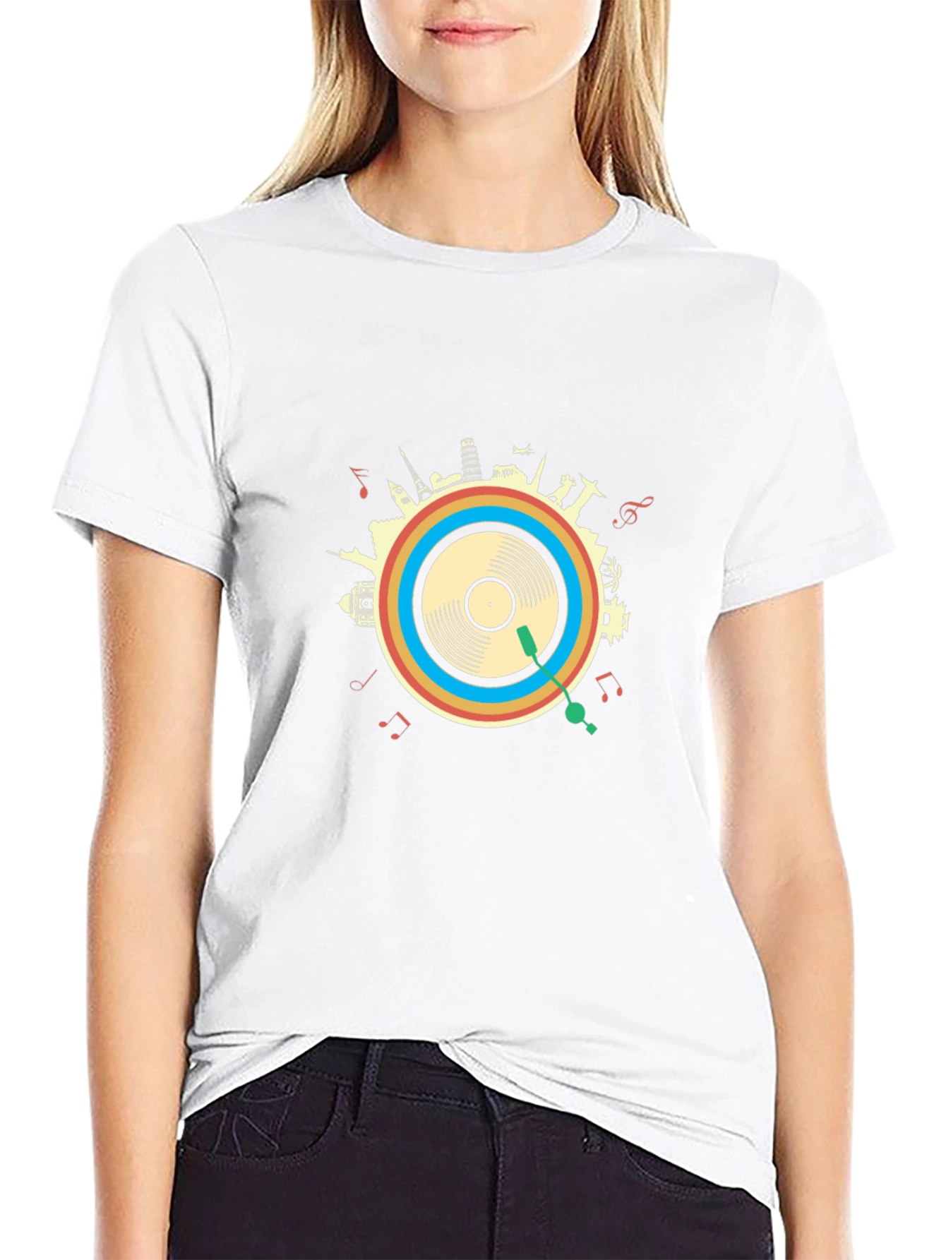 World Tour Vinyl Record T-Shirt