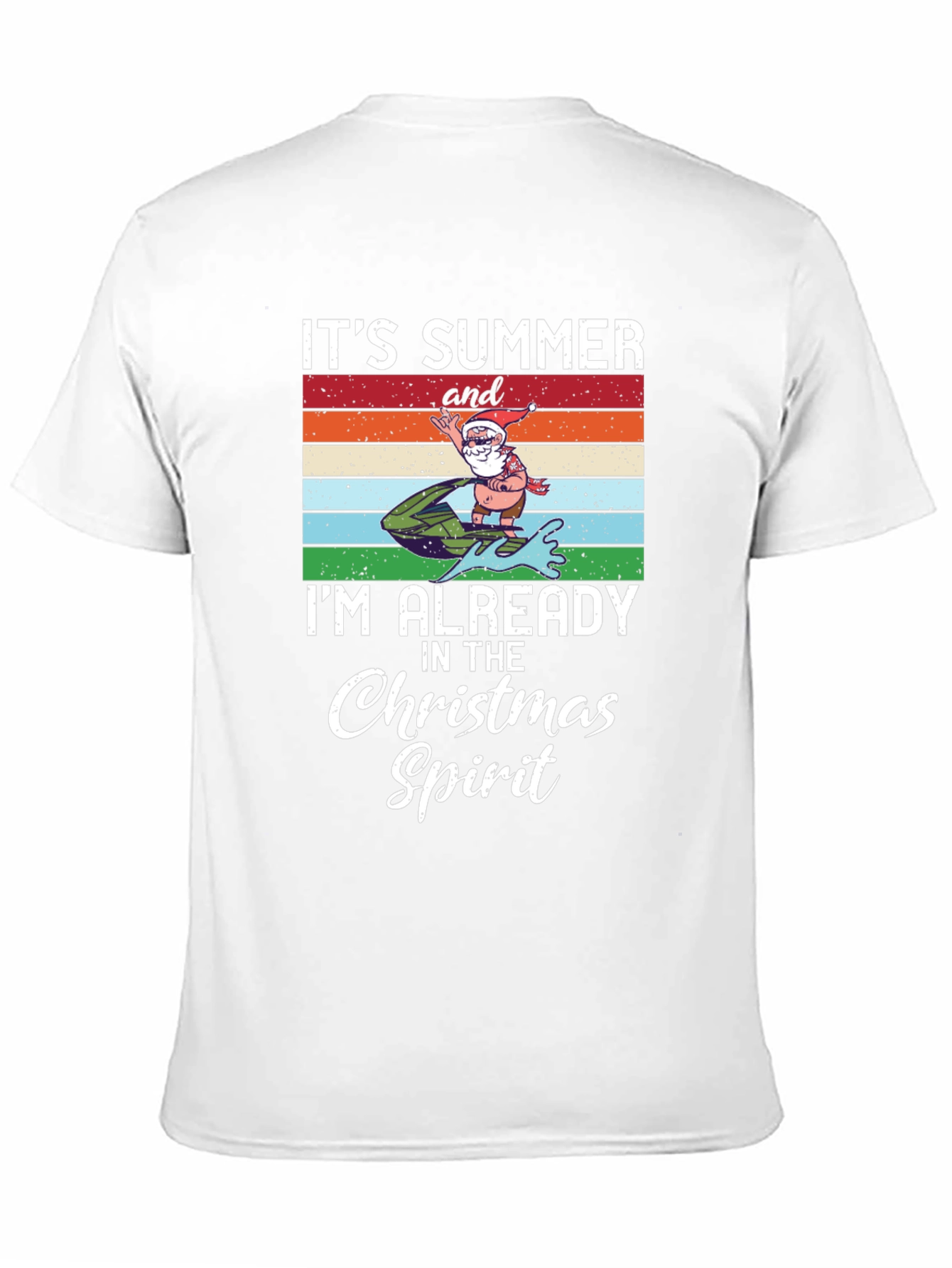 Summer Christmas Spirit Graphic Tee