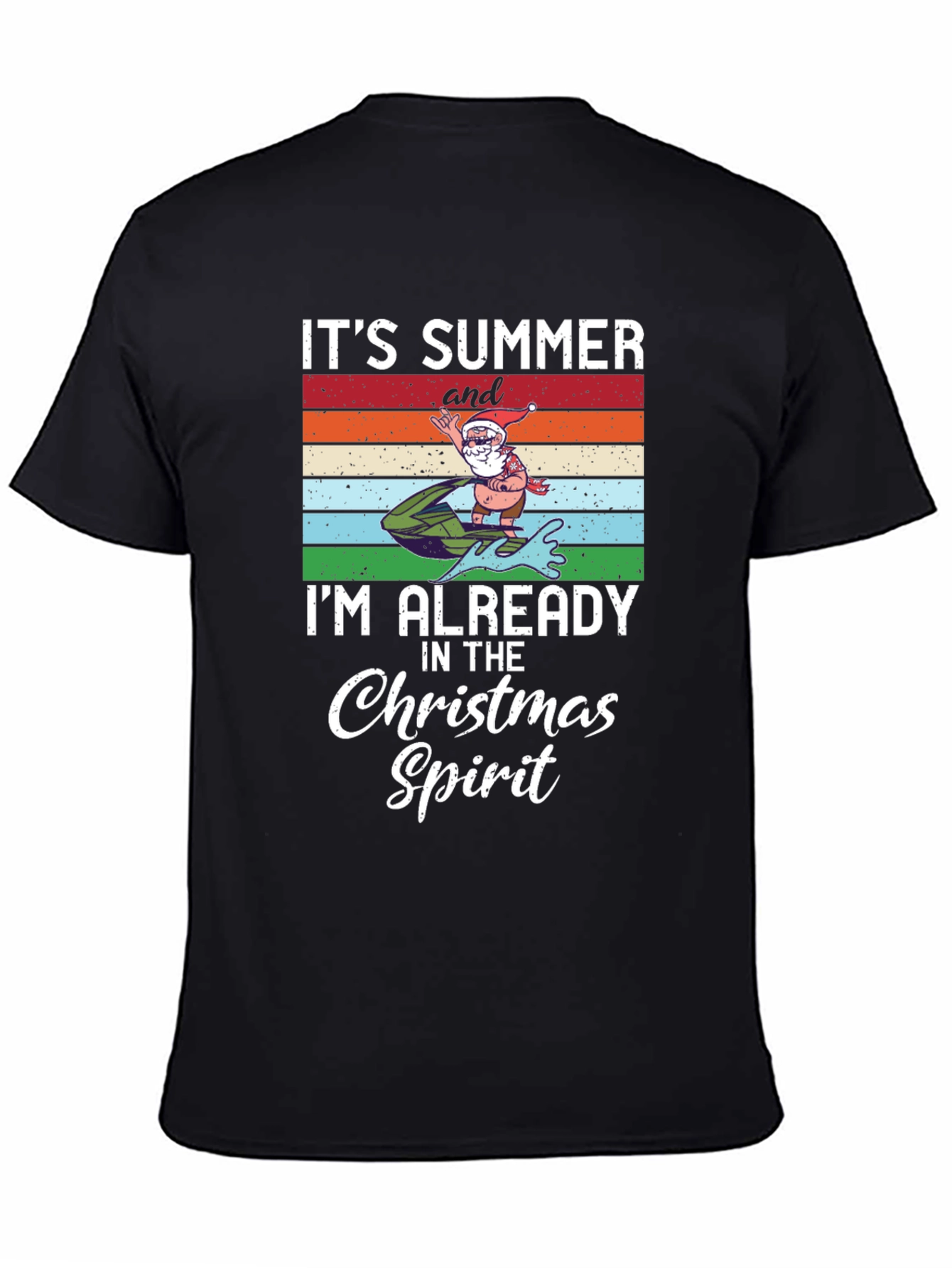 Summer Christmas Spirit Graphic Tee
