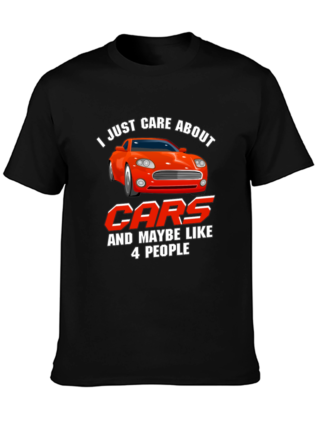 Care About Cars Graphic T-Shirt