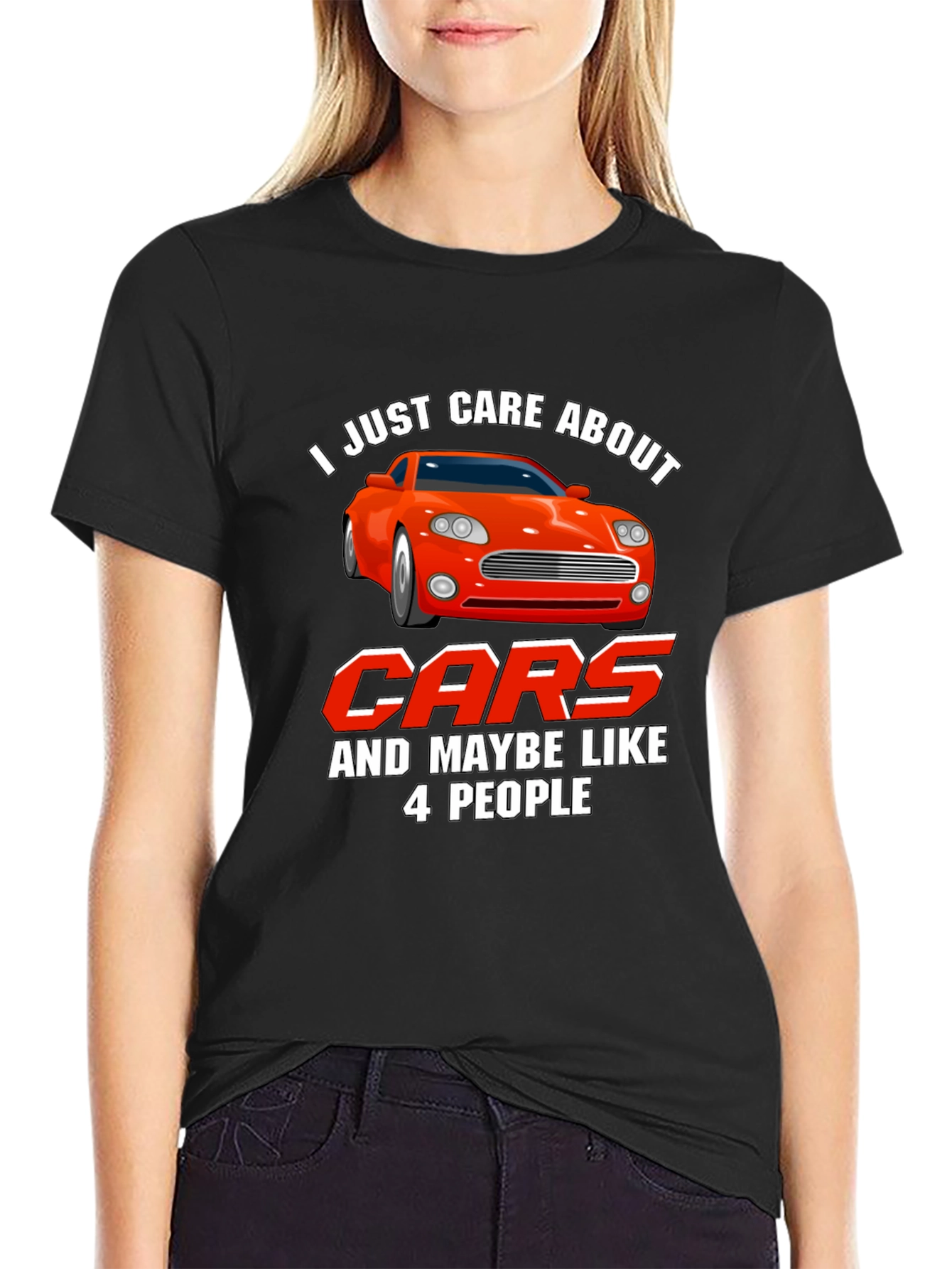 Care About Cars Graphic T-Shirt