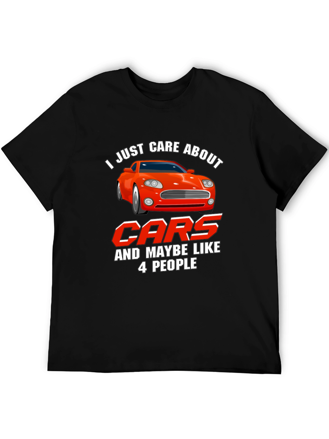 Care About Cars Graphic T-Shirt