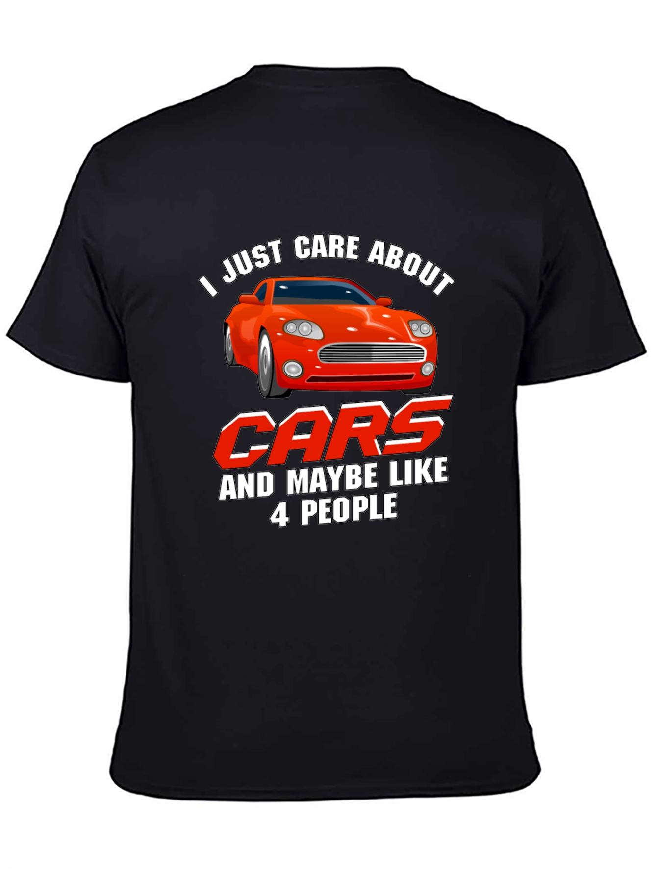 Care About Cars Graphic T-Shirt