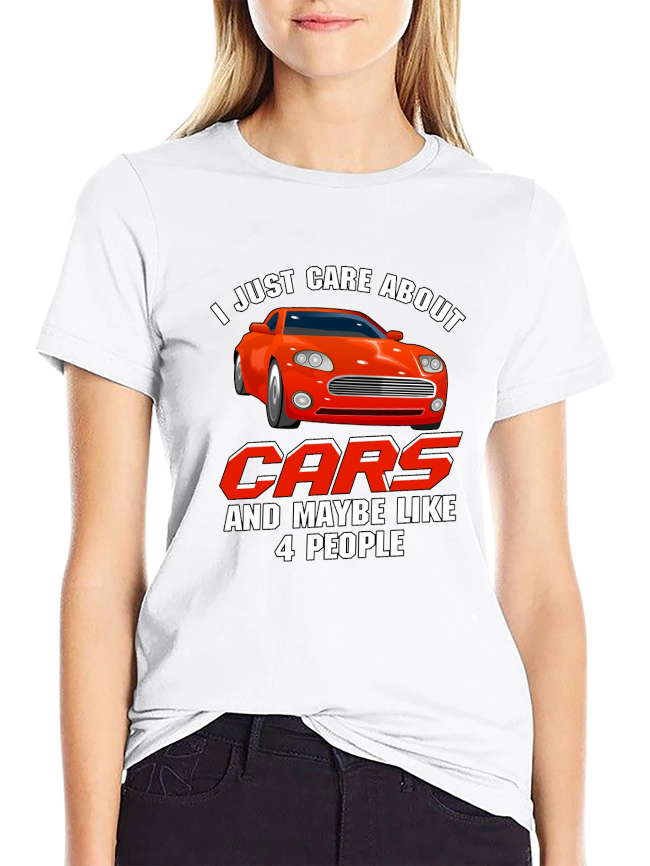 Care About Cars Graphic T-Shirt