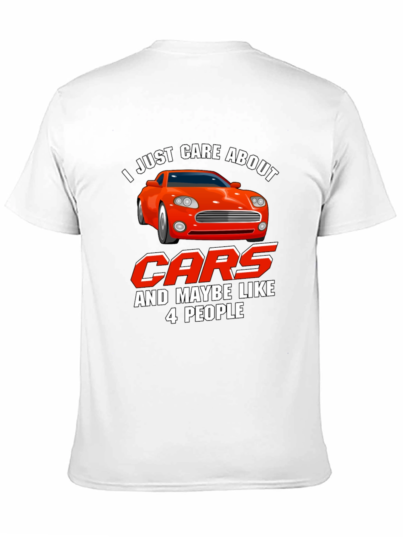 Care About Cars Graphic T-Shirt