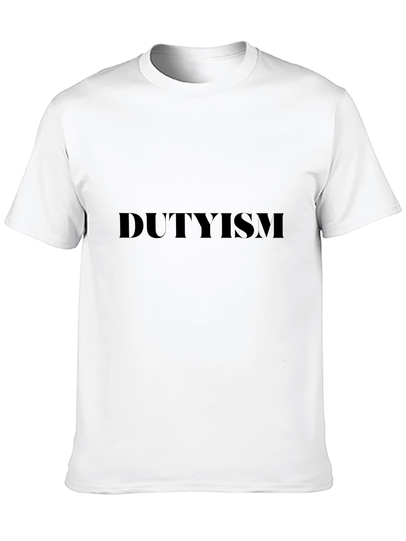 Dutyism Black T-Shirt - Casual Style