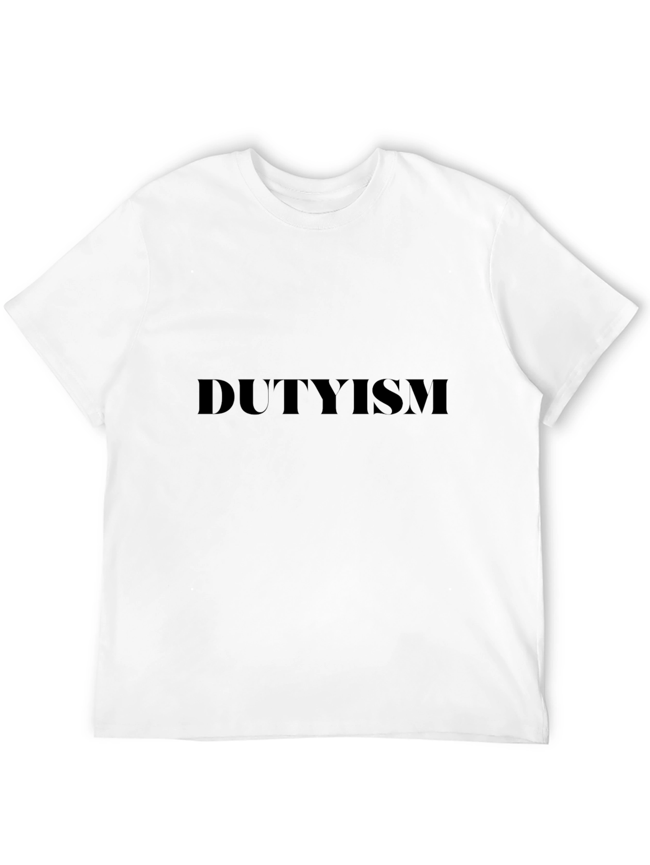 Dutyism Black T-Shirt - Casual Style