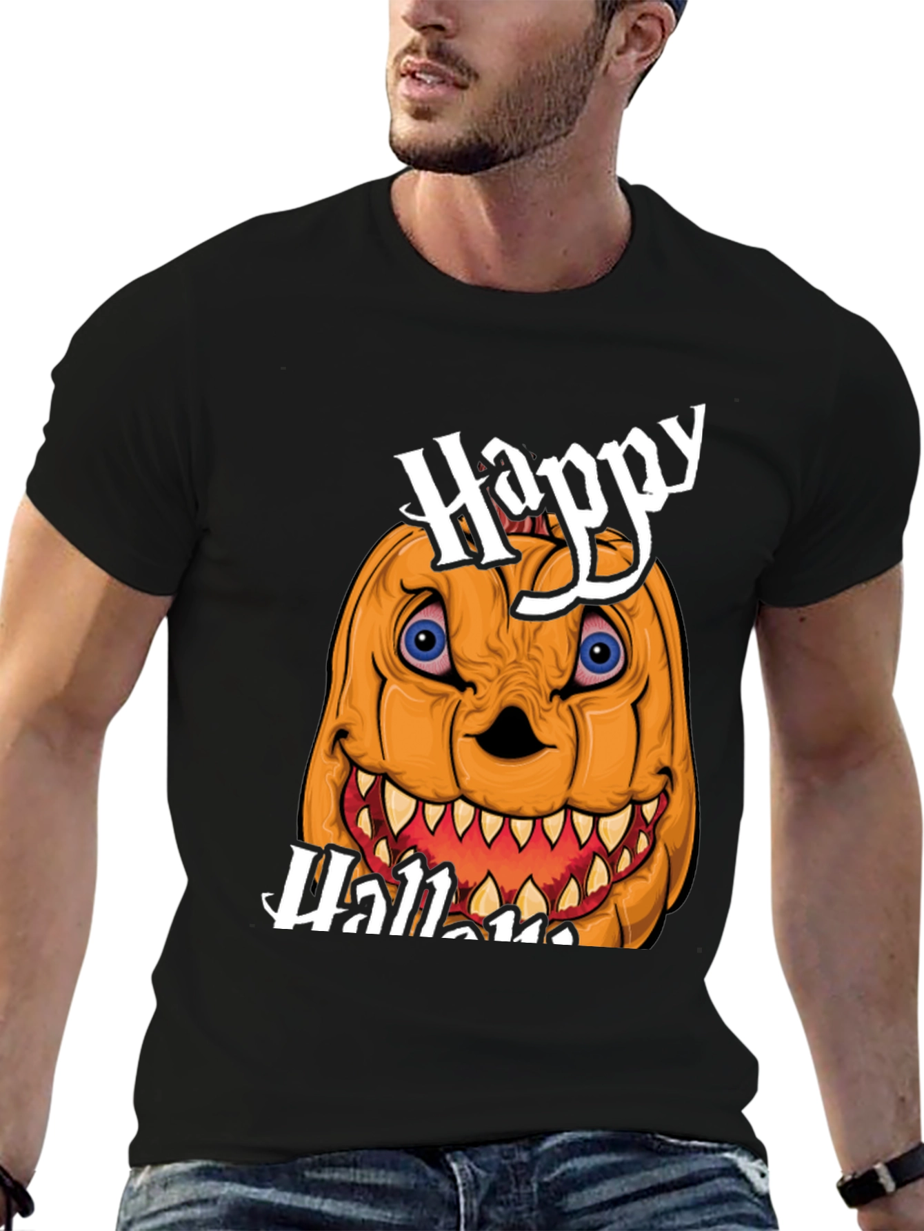 Happy Halloween Pumpkin Graphic Tee