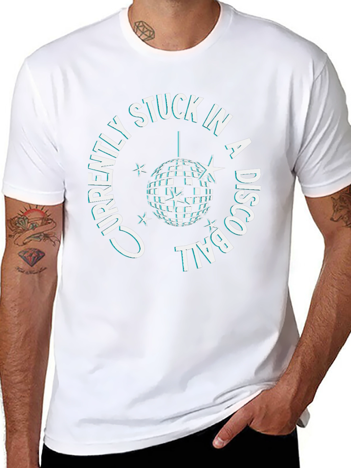 Disco Ball Stuck T-Shirt
