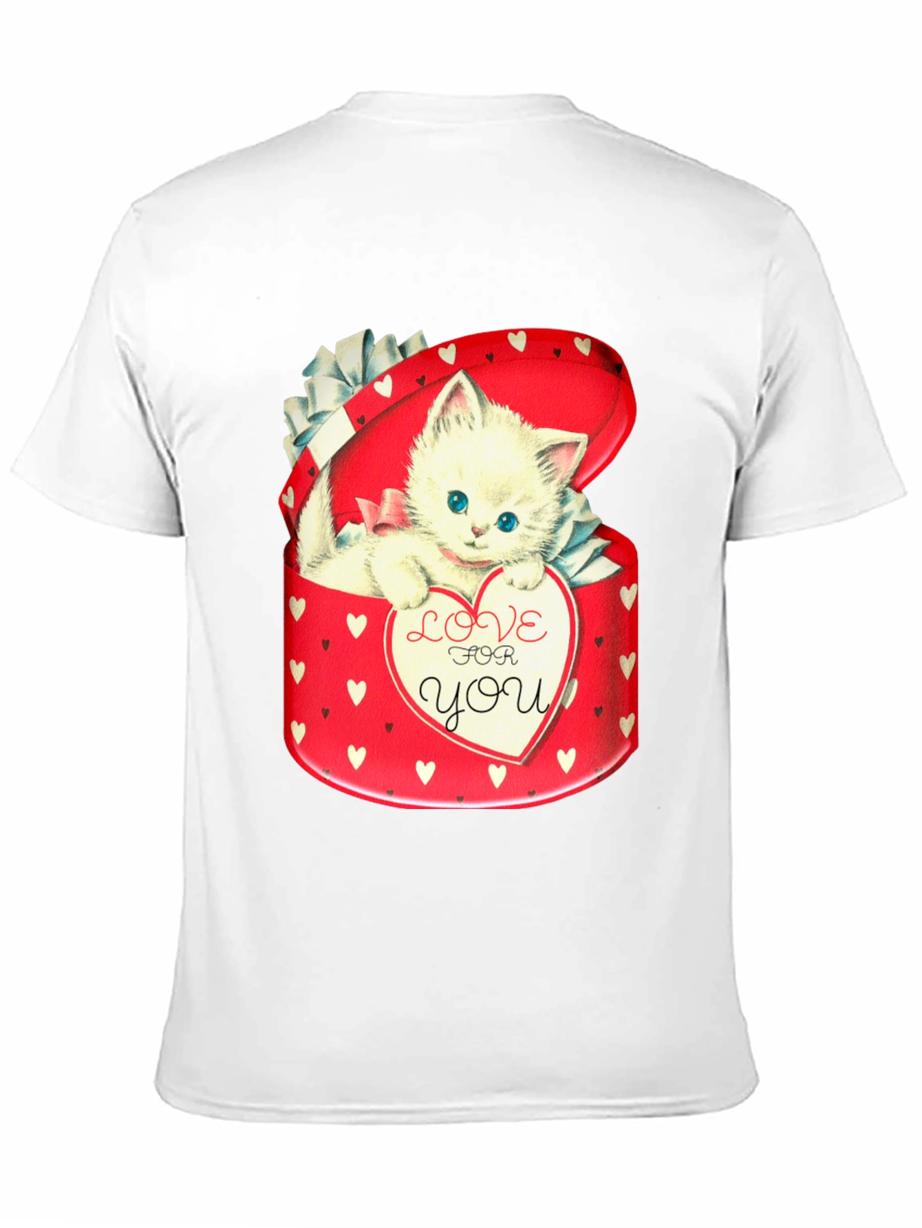 Kitten in Heart Box T-Shirt