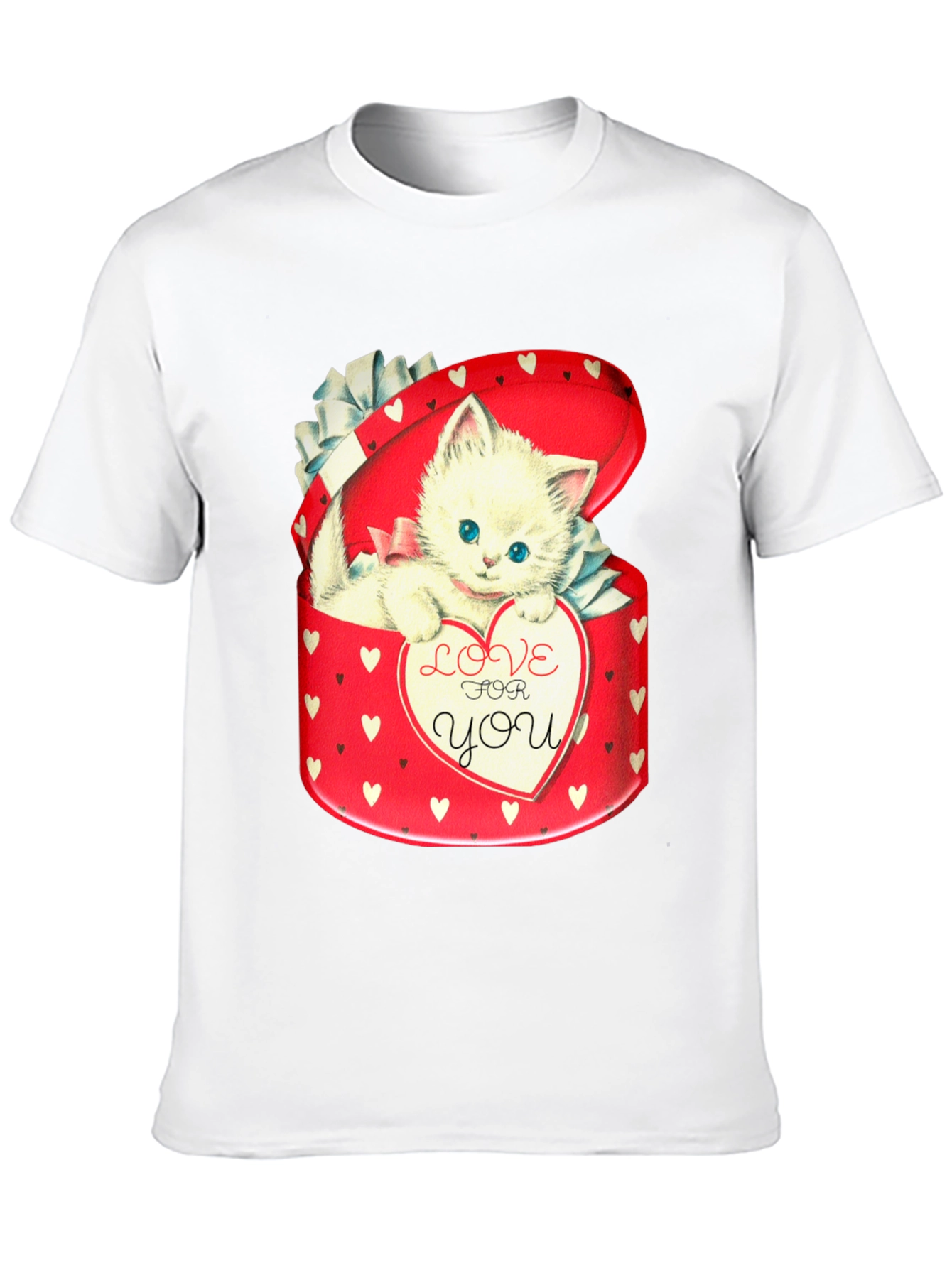 Kitten in Heart Box T-Shirt