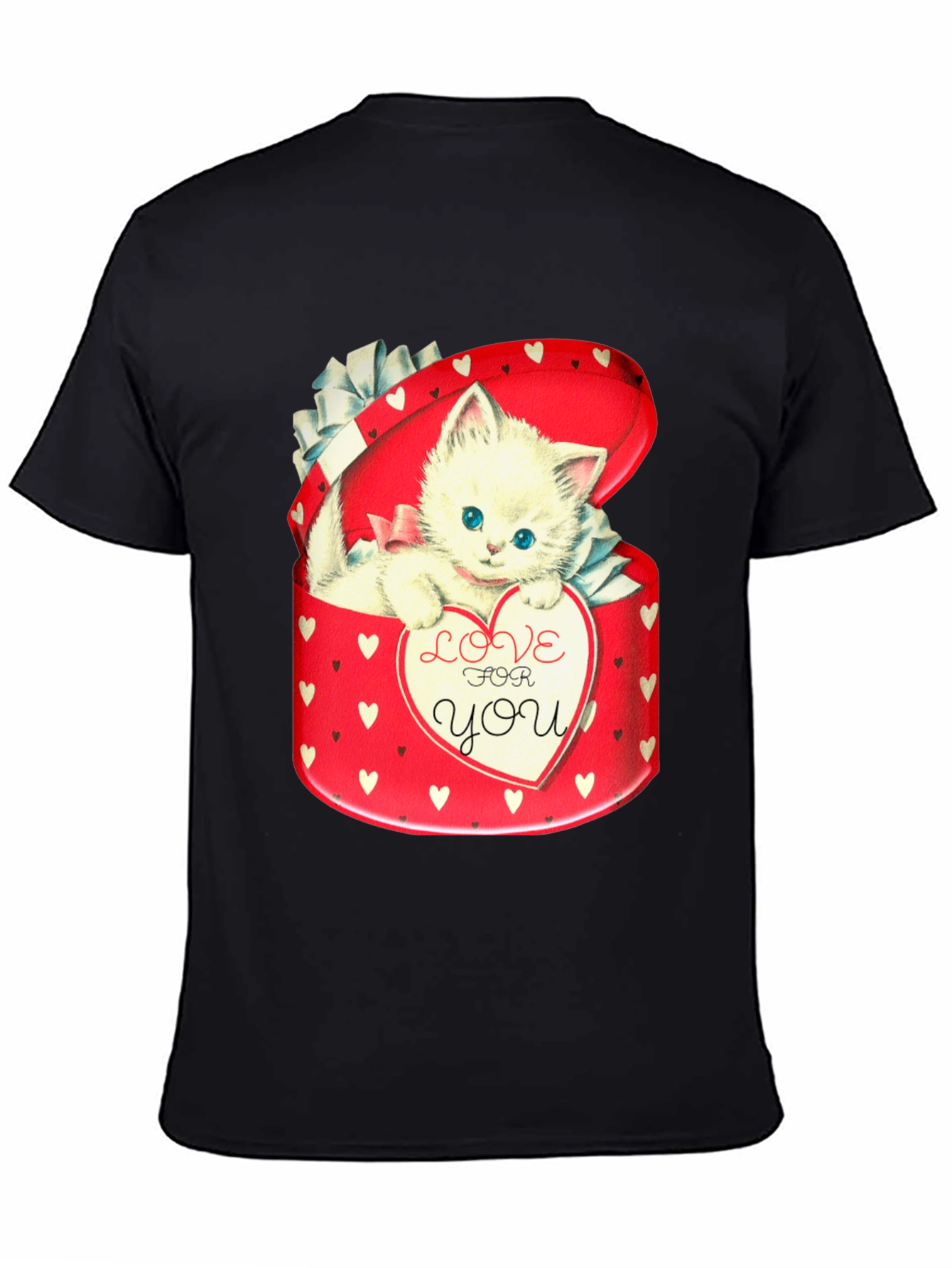 Kitten in Heart Box T-Shirt