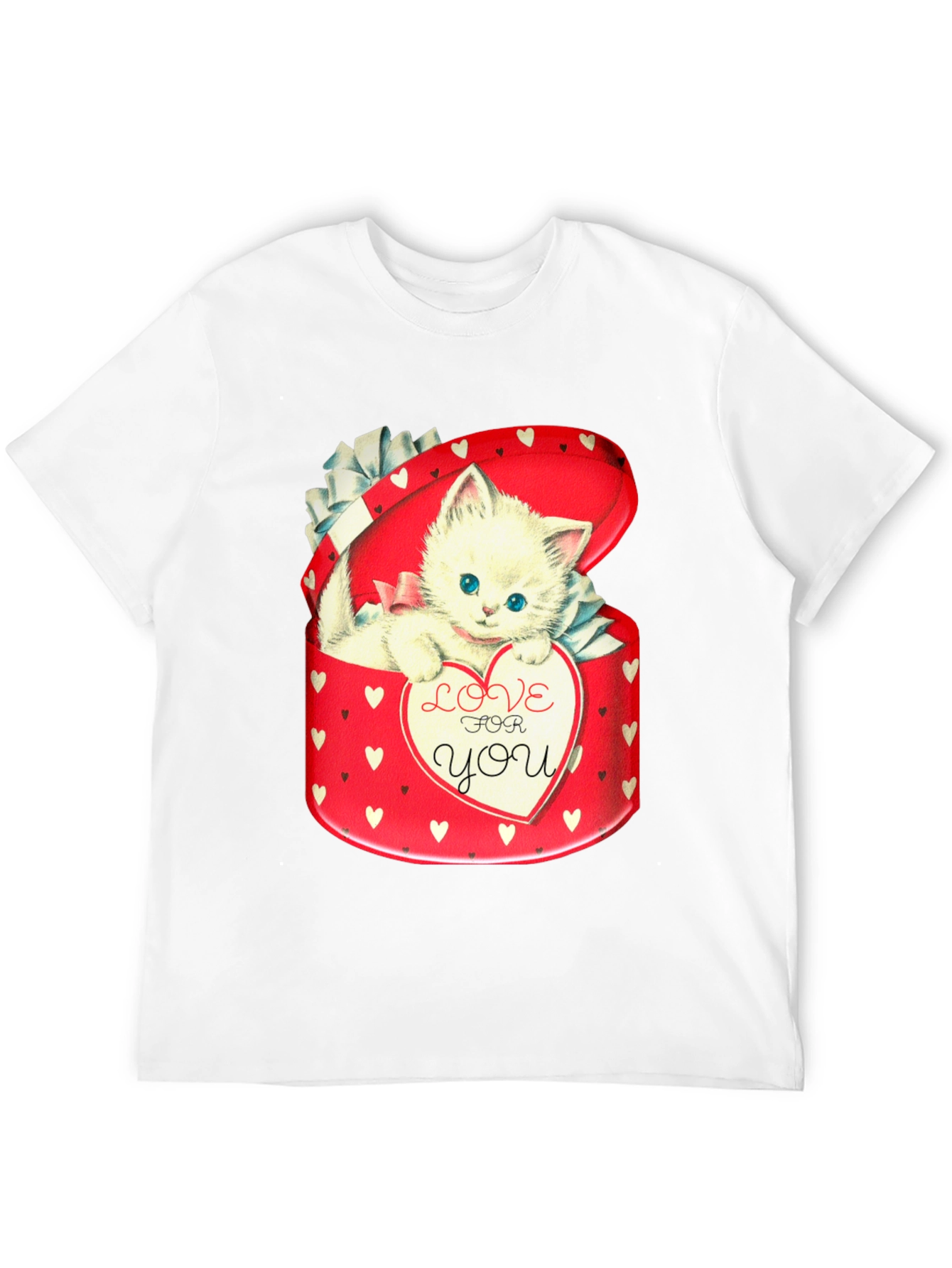 Kitten in Heart Box T-Shirt