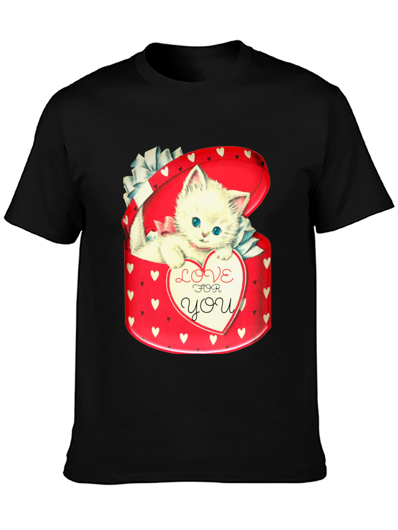 Kitten in Heart Box T-Shirt