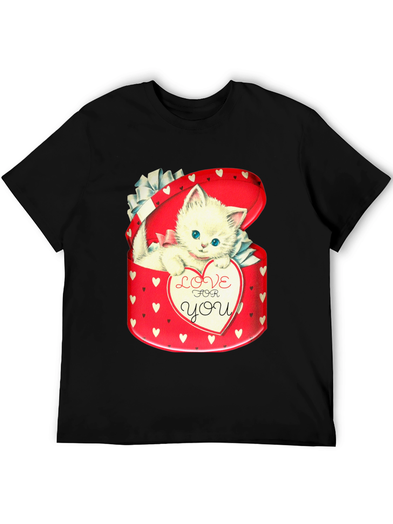 Kitten in Heart Box T-Shirt