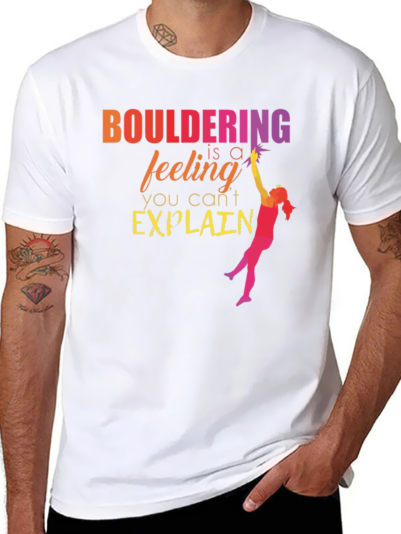Bouldering Feeling Graphic T-Shirt