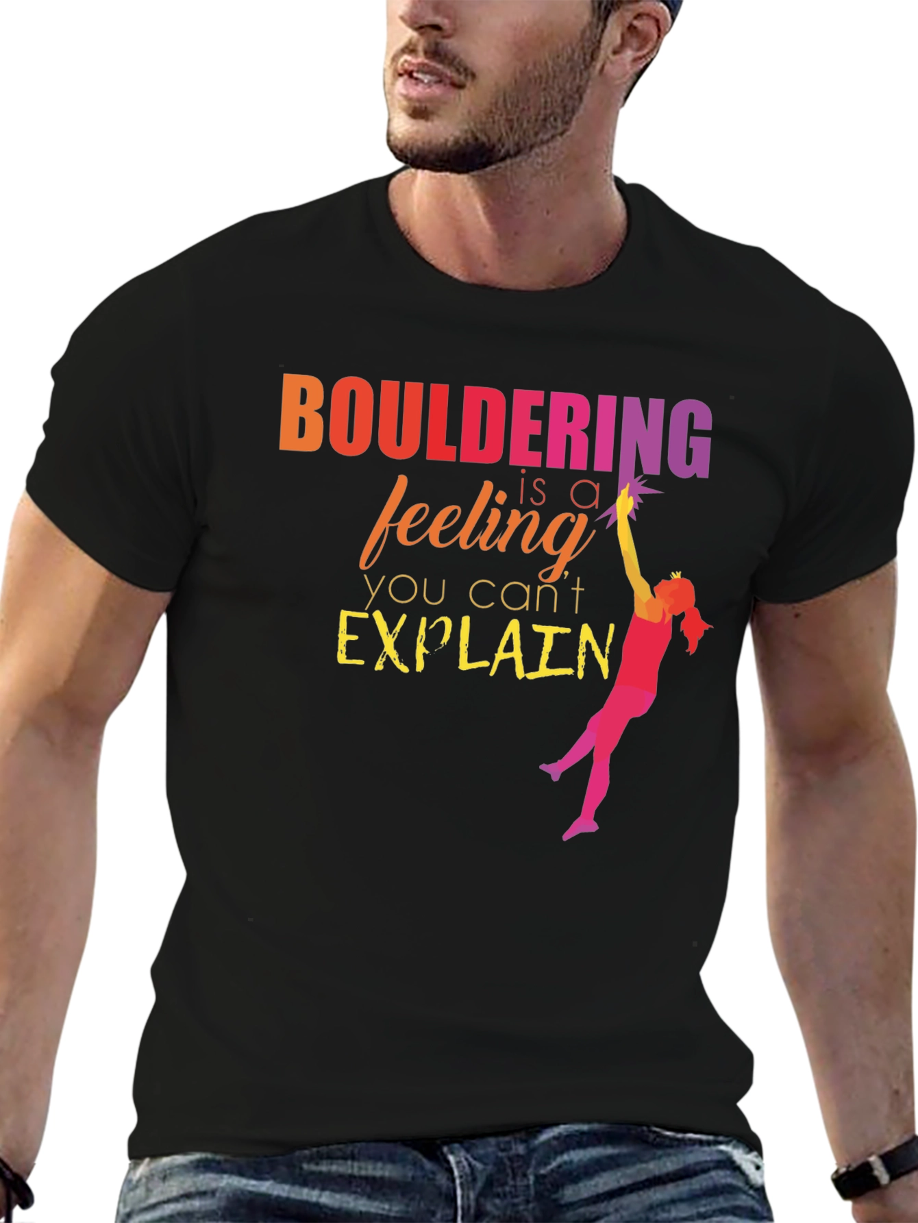 Bouldering Feeling Graphic T-Shirt