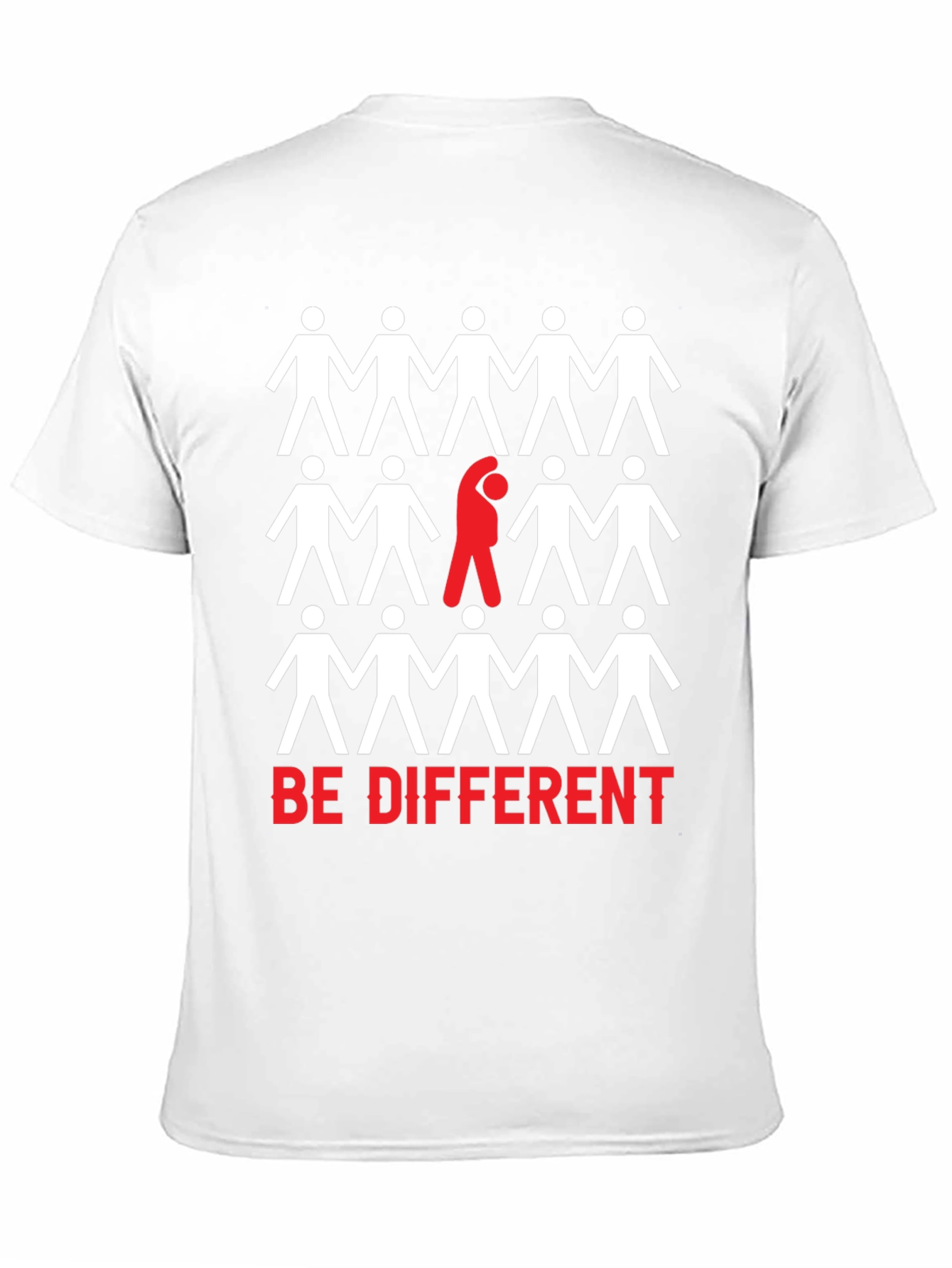 Be Different Graphic Print T-Shirt