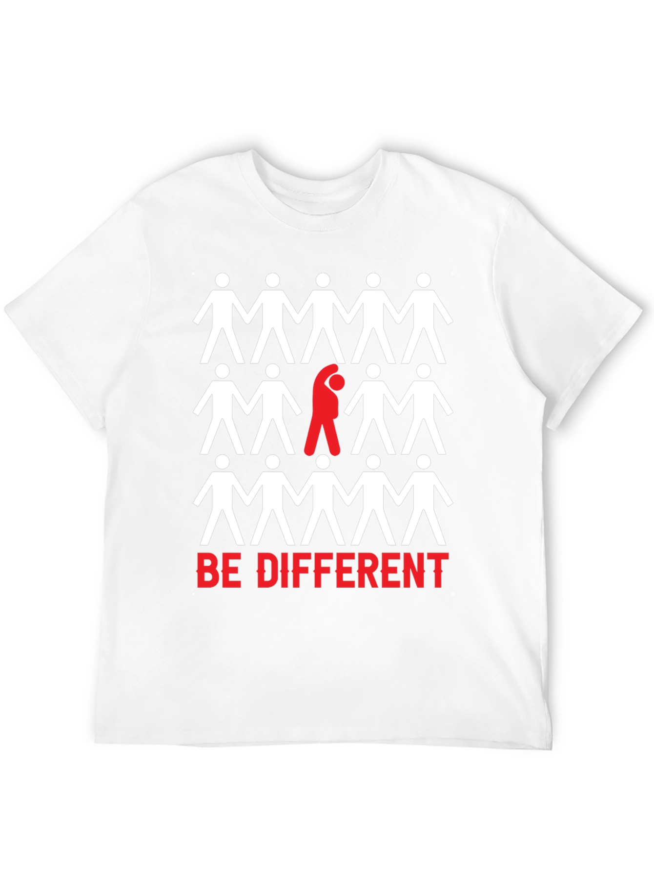 Be Different Graphic Print T-Shirt