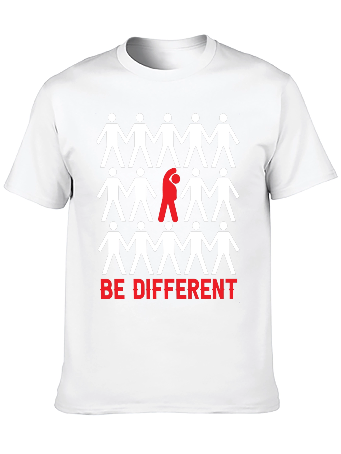 Be Different Graphic Print T-Shirt