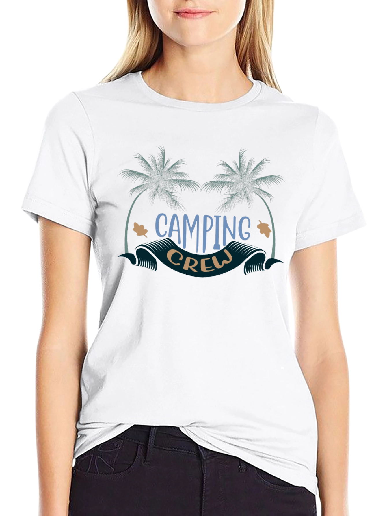 Camping Crew Graphic Tee - Summer Adventure Shirt