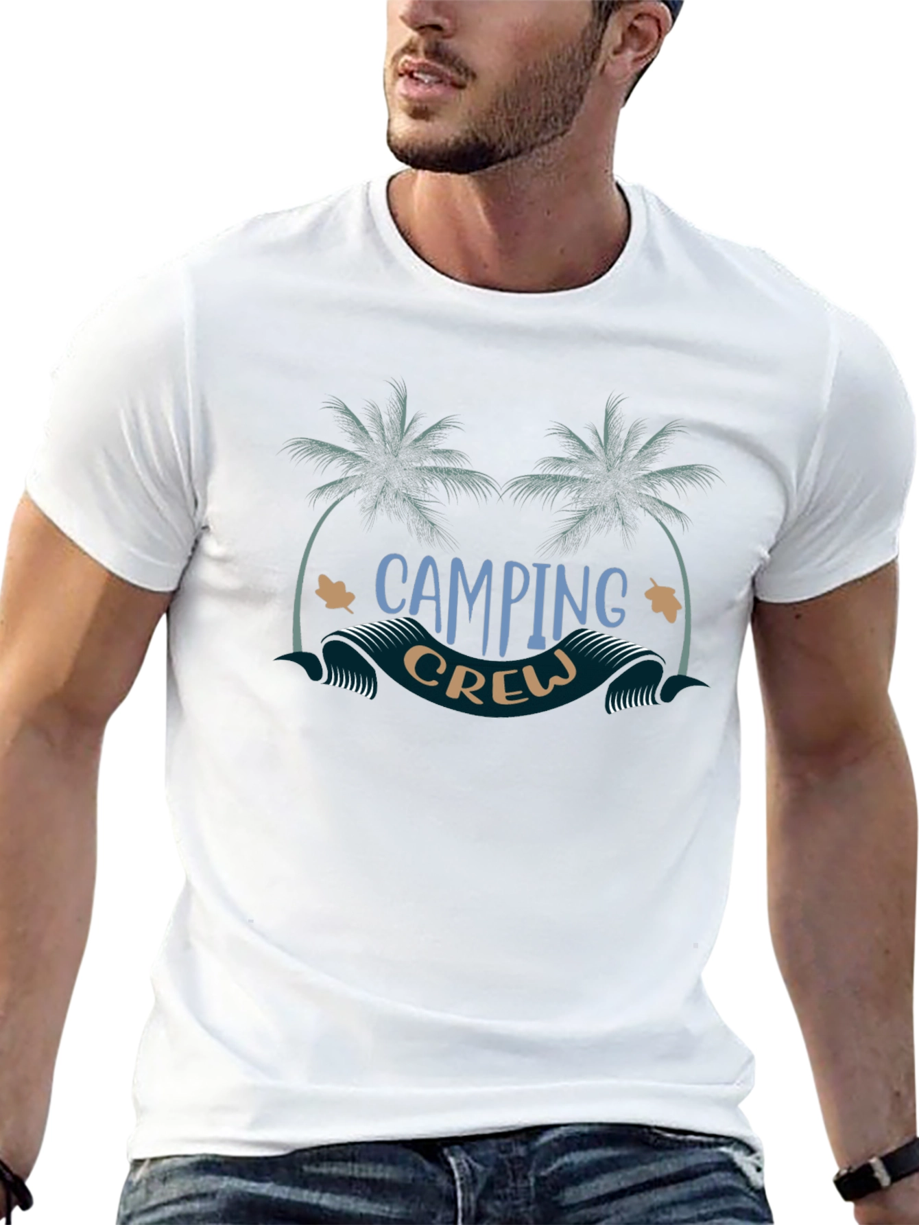 Camping Crew Graphic Tee - Summer Adventure Shirt