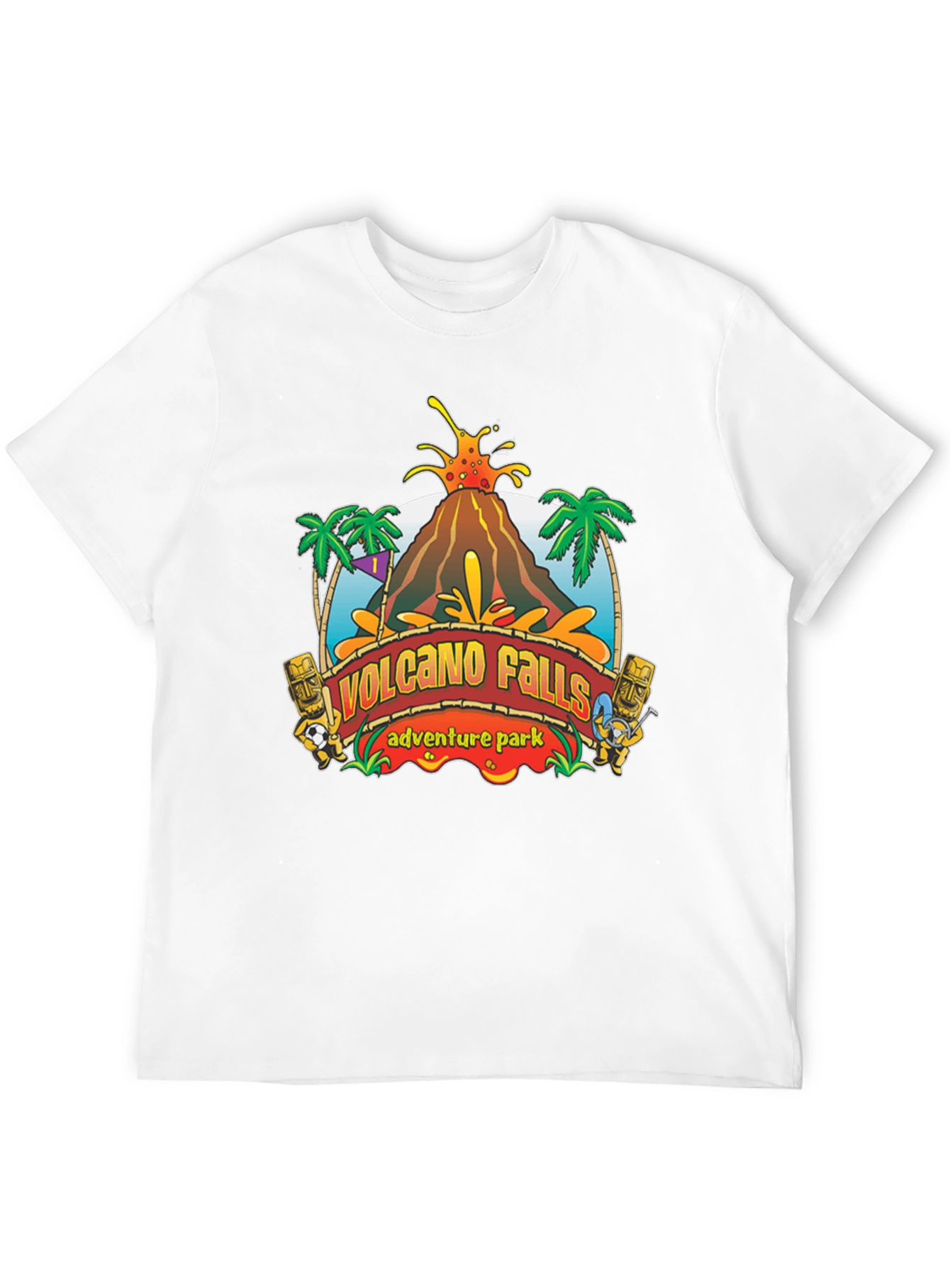 Volcano Falls Adventure Park Black T-Shirt