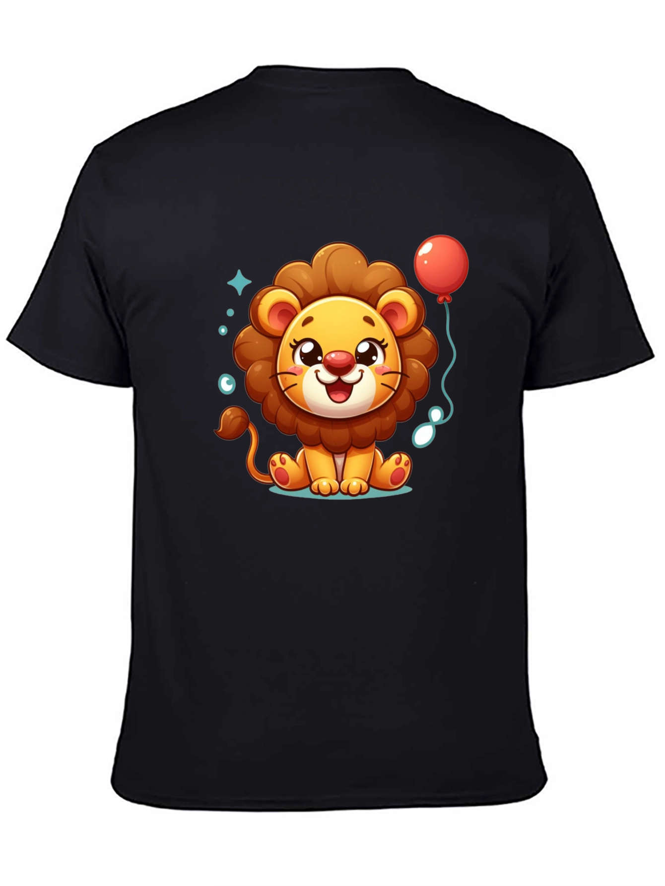 Cute Cartoon Lion Graphic Tee