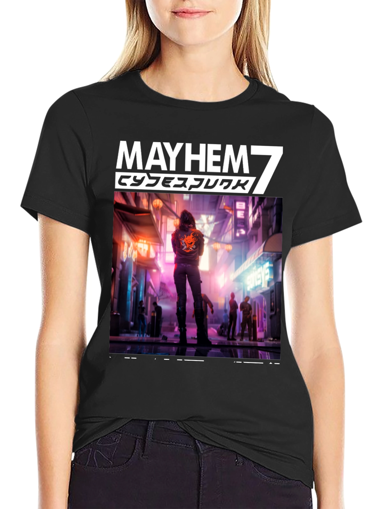 Mayhem 7 Cyberpunk T-Shirt