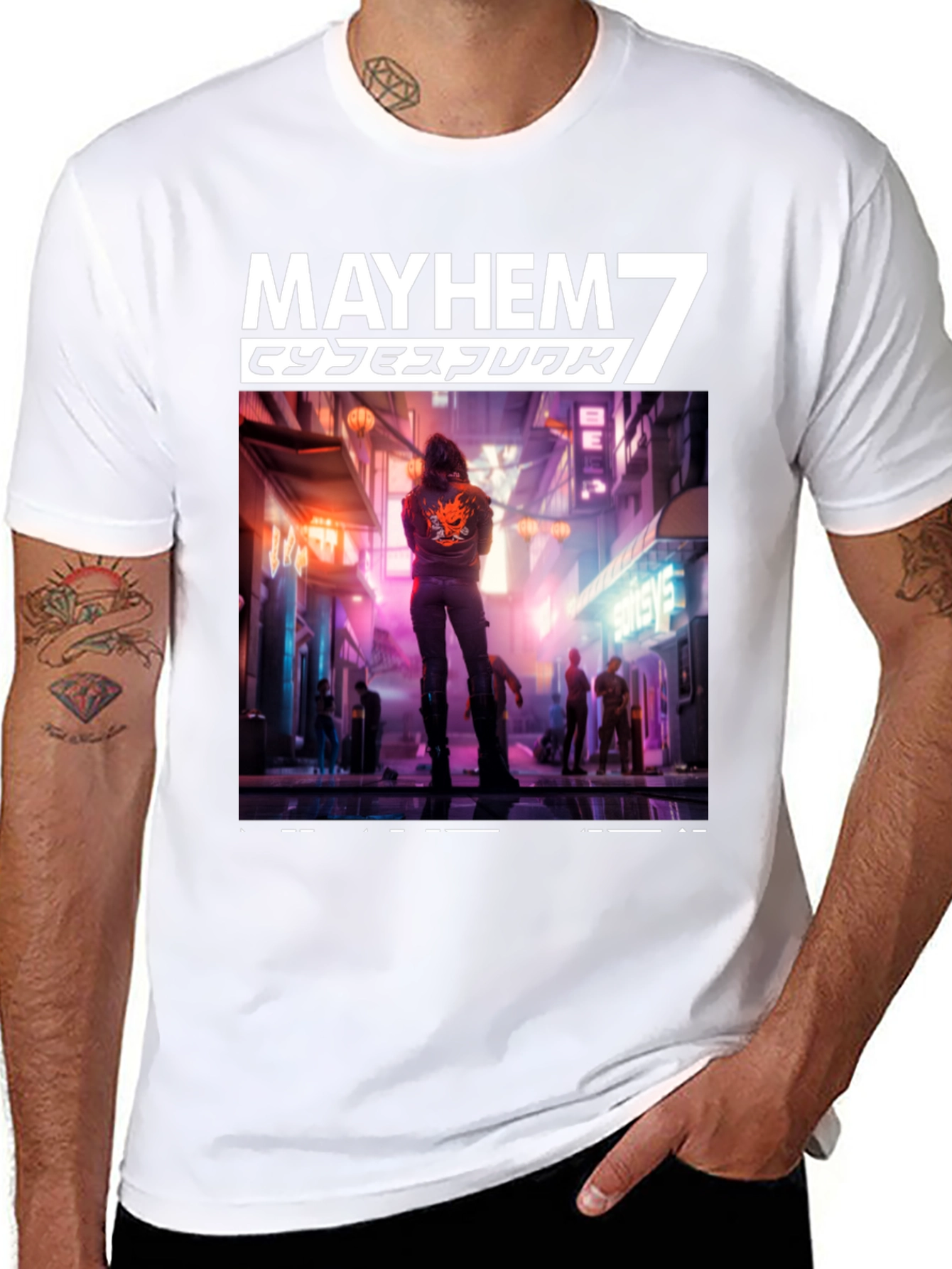 Mayhem 7 Cyberpunk T-Shirt