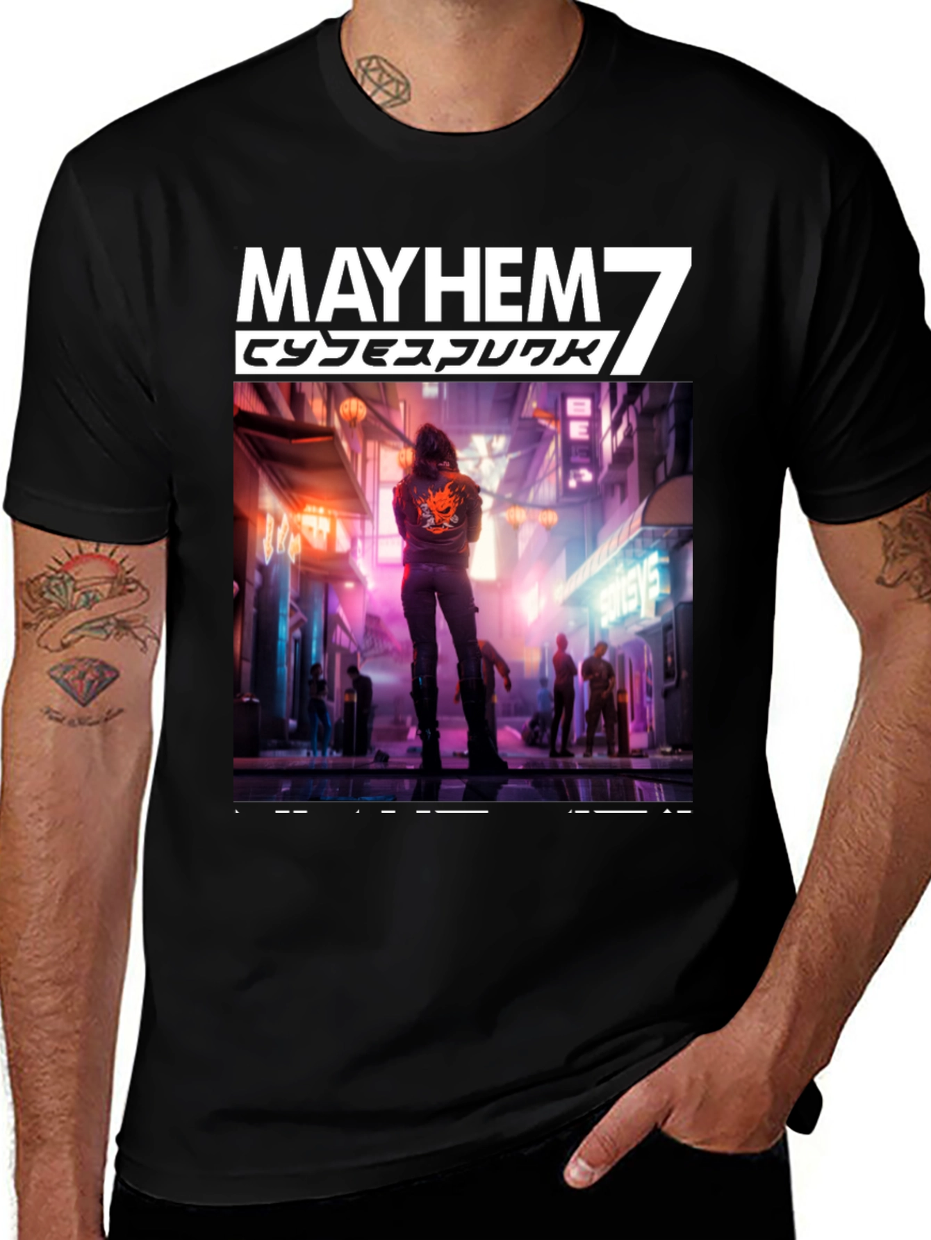 Mayhem 7 Cyberpunk T-Shirt