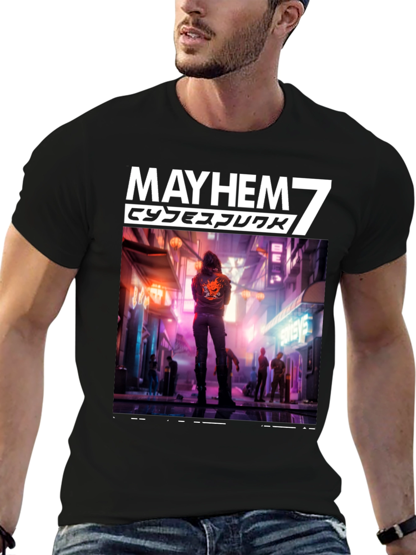 Mayhem 7 Cyberpunk T-Shirt