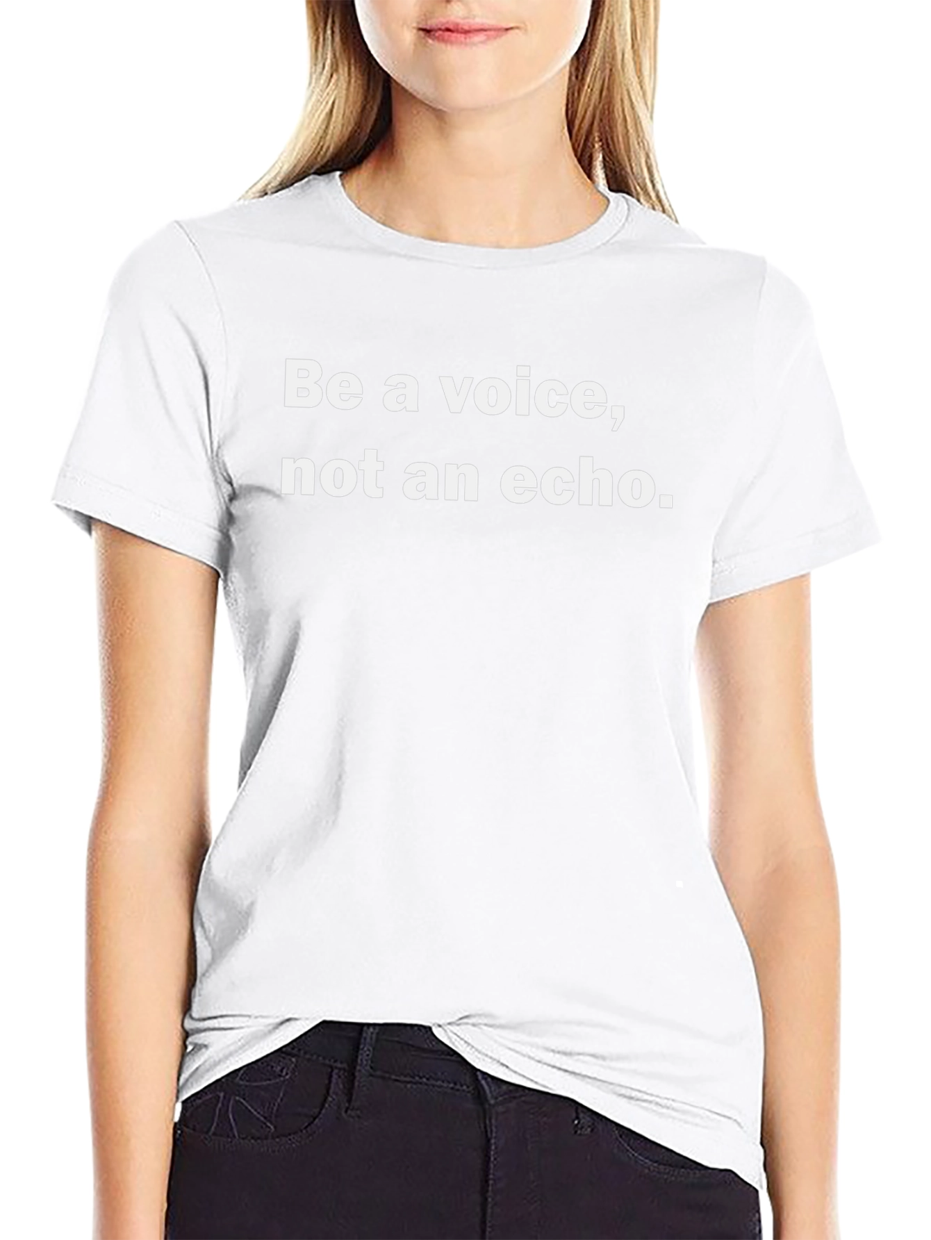 Be a Voice Black Graphic Tee