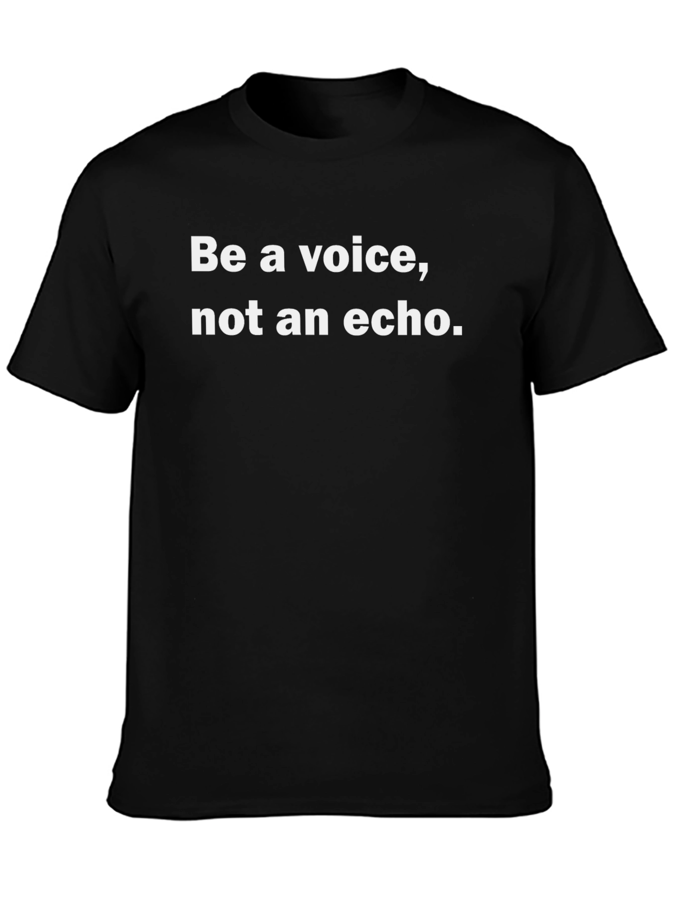 Be a Voice Black Graphic Tee